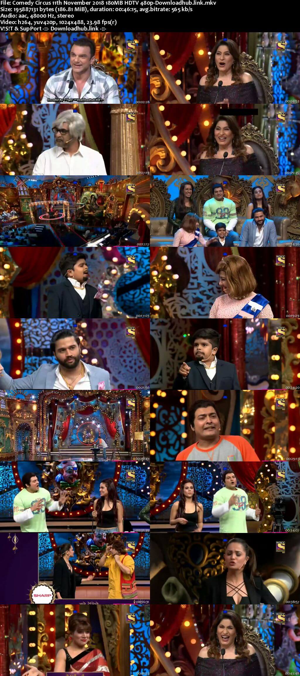 Comedy Circus 11 November 2018 Episode 18 HDTV 480p