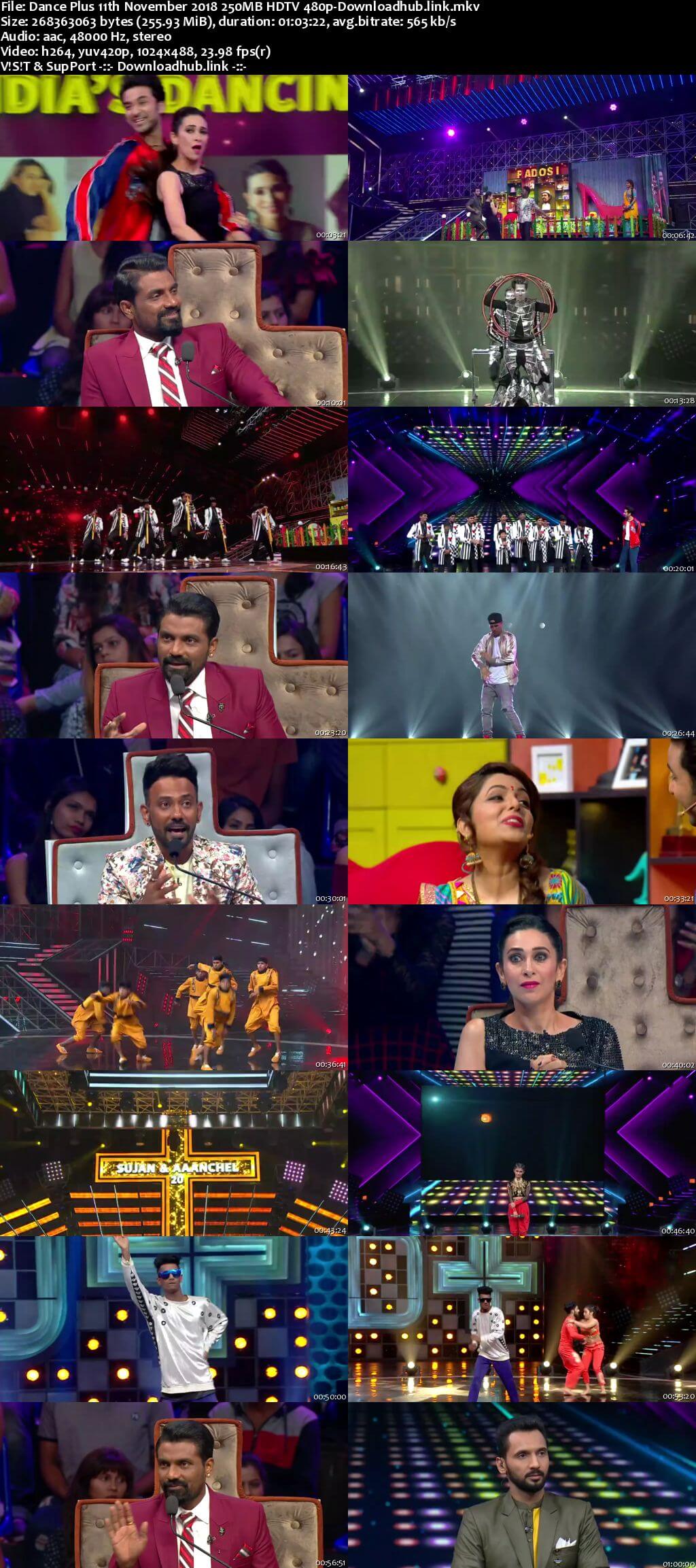 Dance Plus Season 4 11 November 2018 Episode 11 HDTV 480p
