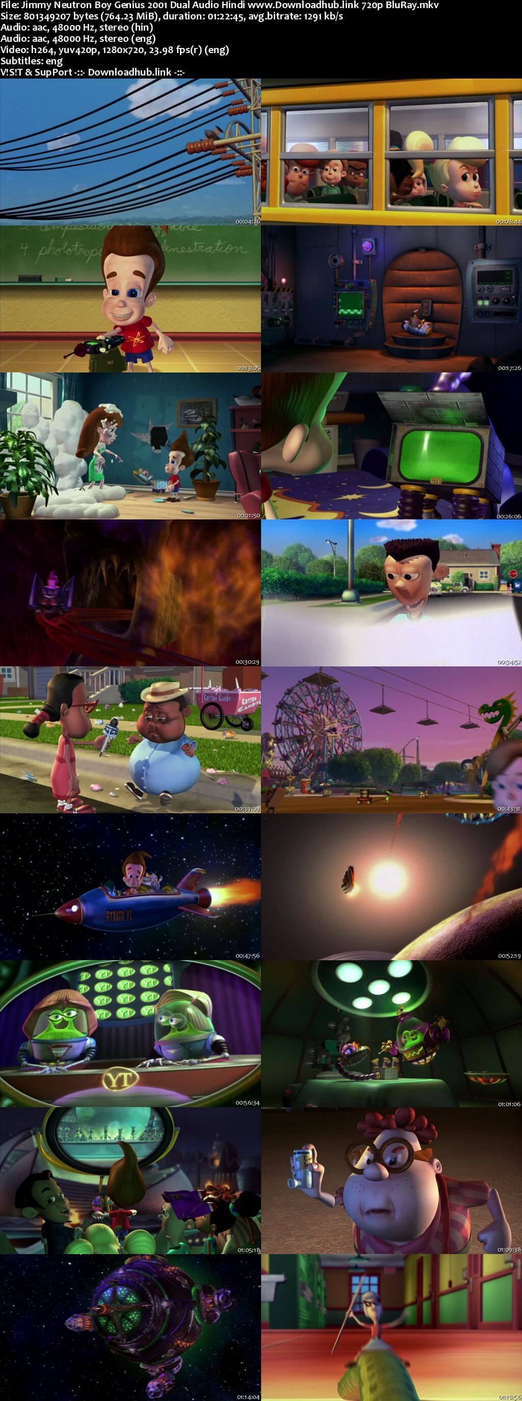 Jimmy Neutron Boy Genius 2001 Hindi Dual Audio 720p BluRay ESubs