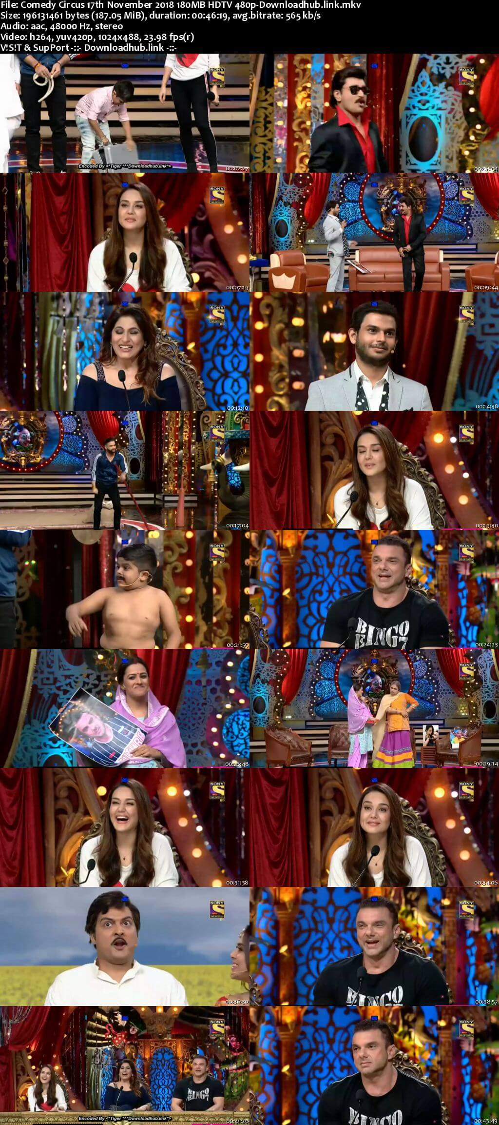 Comedy Circus 17 November 2018 Episode 19 HDTV 480p