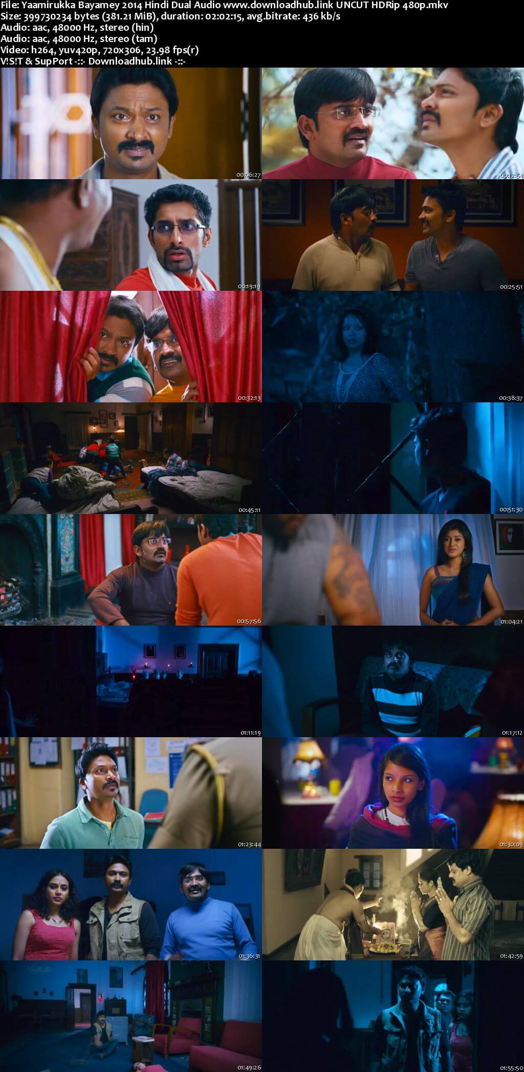 Yaamirukka Bayamey 2014 Hindi Dual Audio 350MB UNCUT HDRip 480p Yaamirukka Bayamey 2014 Hindi Dual Audio 350MB UNCUT HDRip 480p