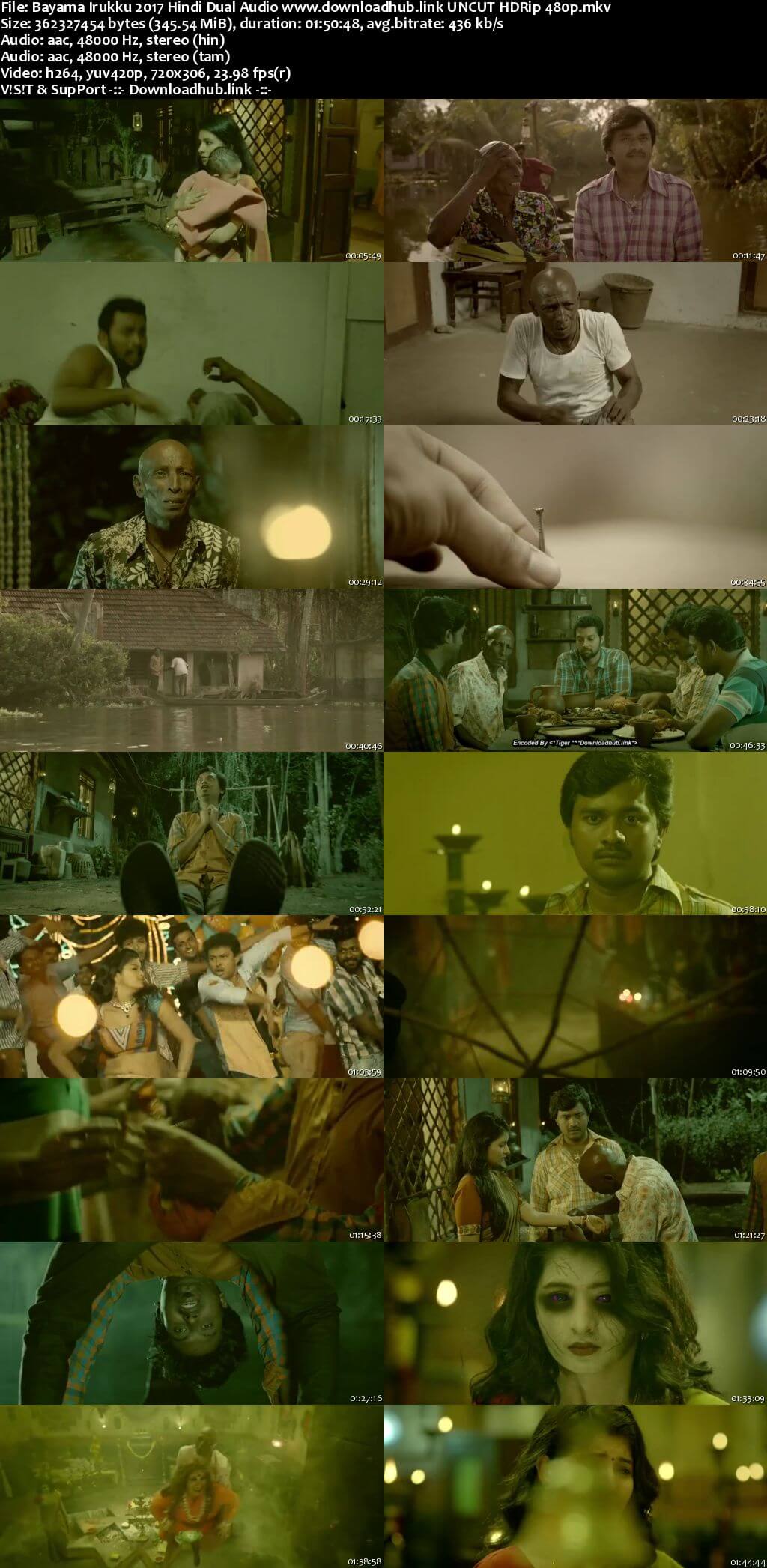 Bayama Irukku 2017 Hindi Dual Audio 350MB UNCUT HDRip 480p