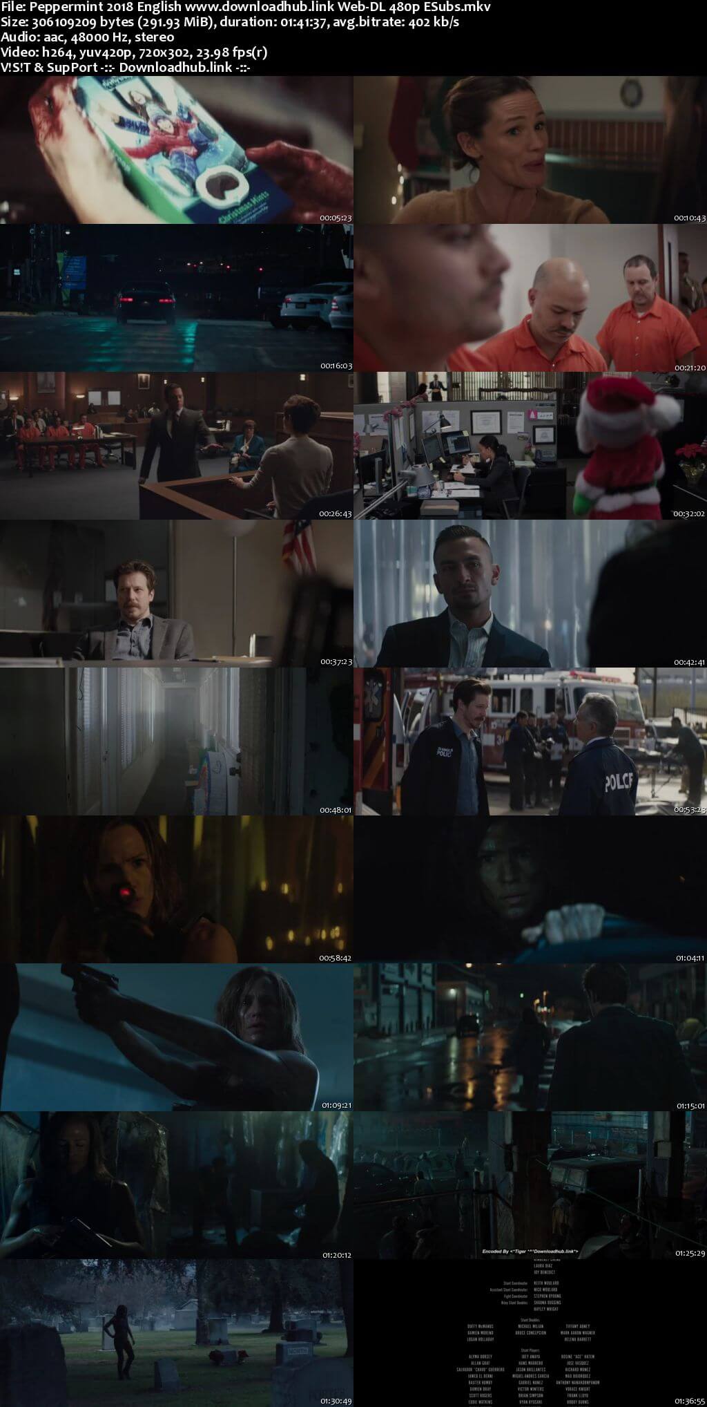 Peppermint 2018 English 280MB Web-DL 480p ESubs Peppermint 2018 English 280MB Web-DL 480p ESubs