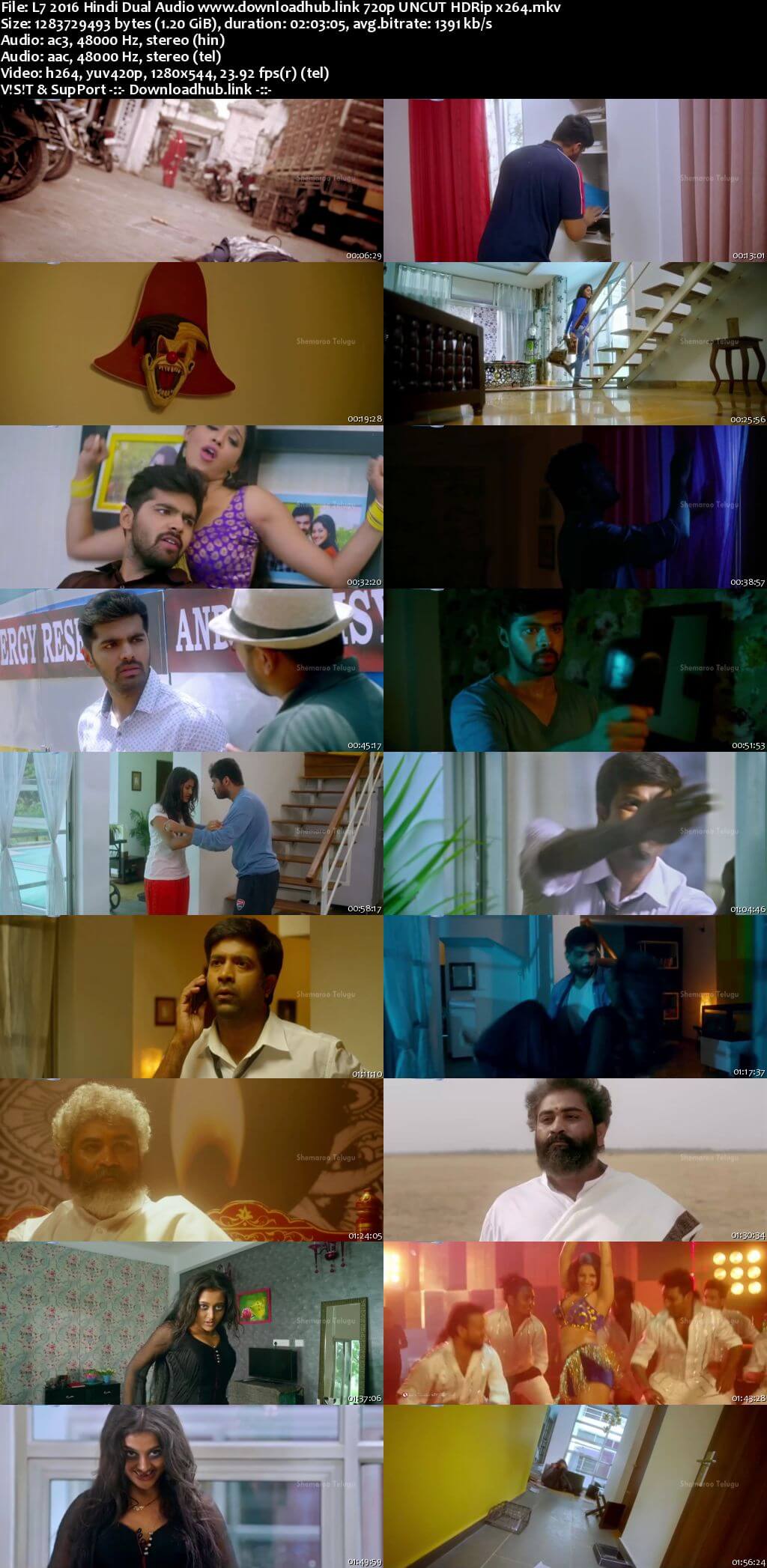 L7 2016 Hindi Dual Audio 720p UNCUT HDRip x264