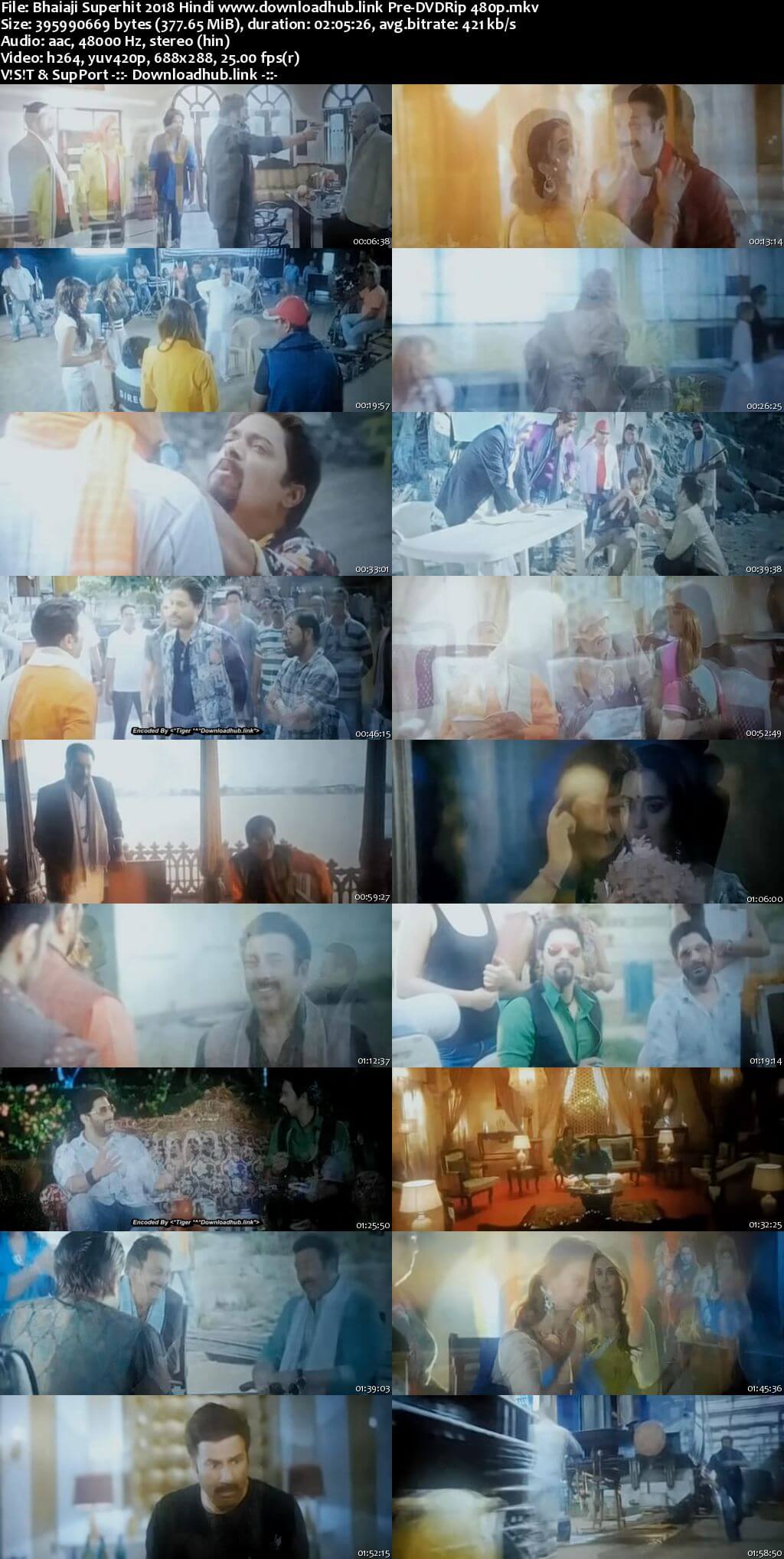 Bhaiaji Superhit 2018 Hindi 350MB Pre-DVDRip 480p