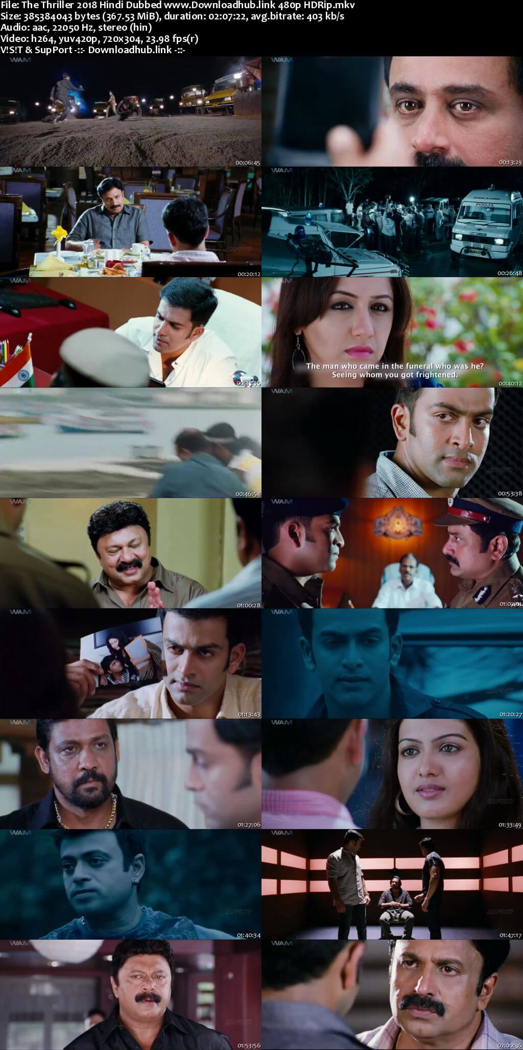 The Thriller 2018 Hindi Dubbed 350MB HDRip 480p