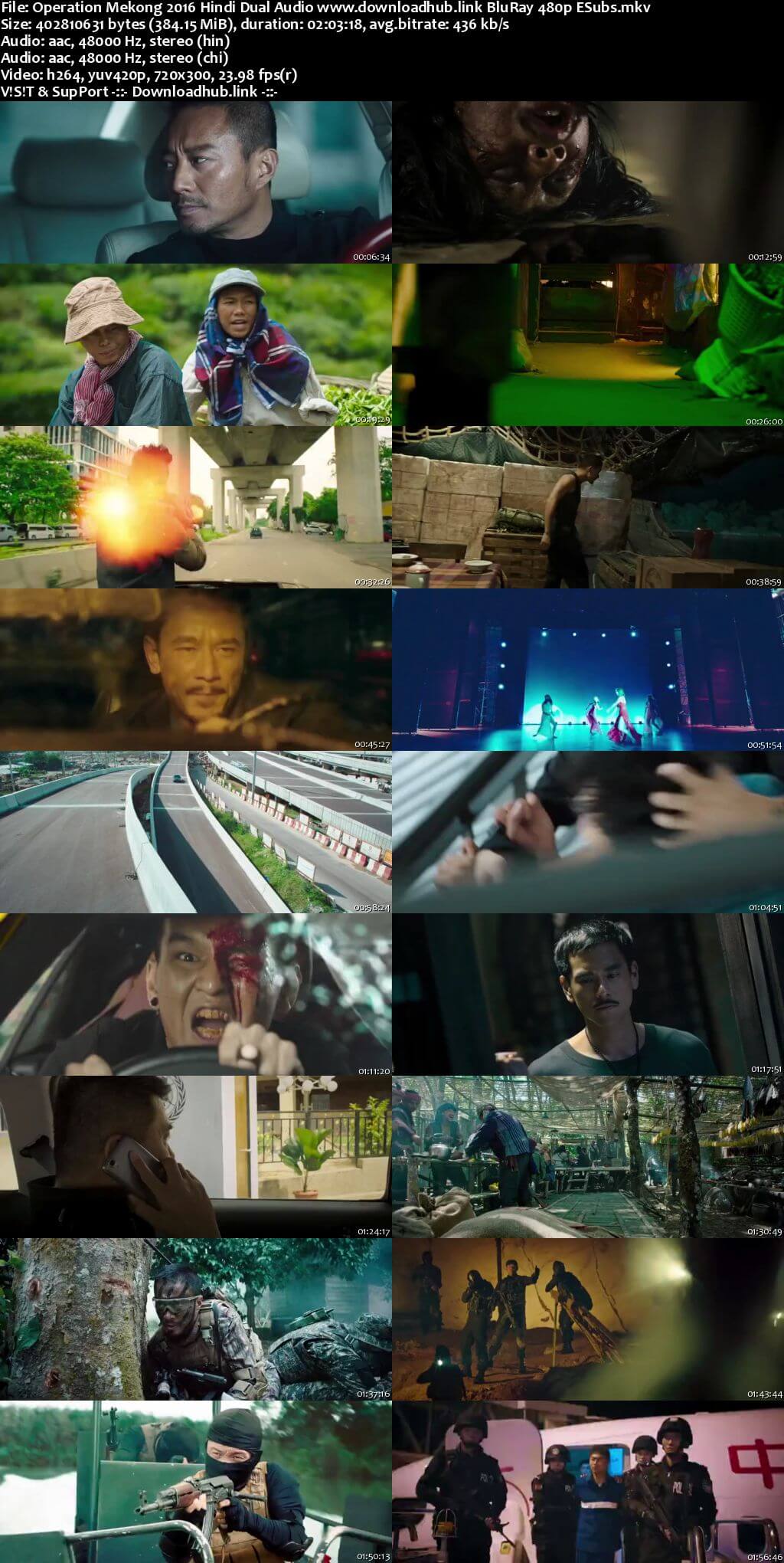 Operation Mekong 2016 Hindi Dual Audio 350MB BluRay 480p ESubs