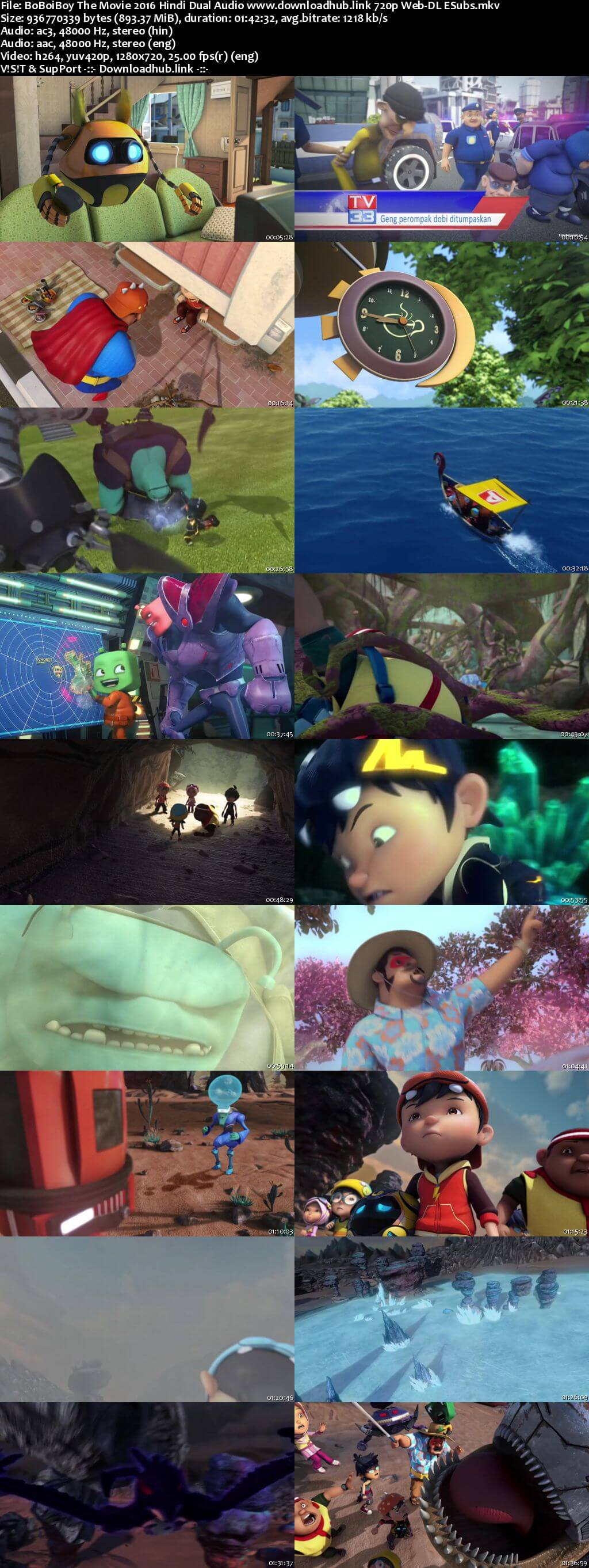 BoBoiBoy The Movie 2016 Hindi Dual Audio 720p Web-DL ESubs BoBoiBoy The Movie 2016 Hindi Dual Audio 720p Web-DL ESubs