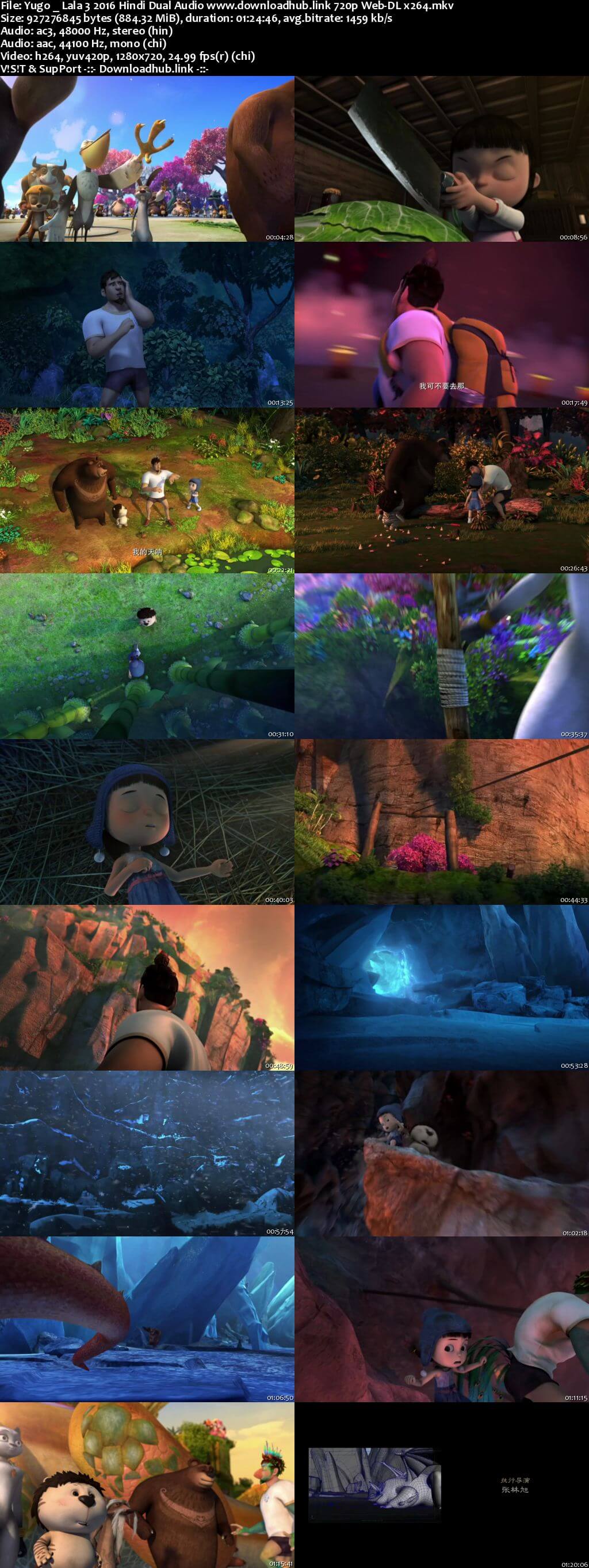 Yugo & Lala 3 2016 Hindi Dual Audio 720p Web-DL x264