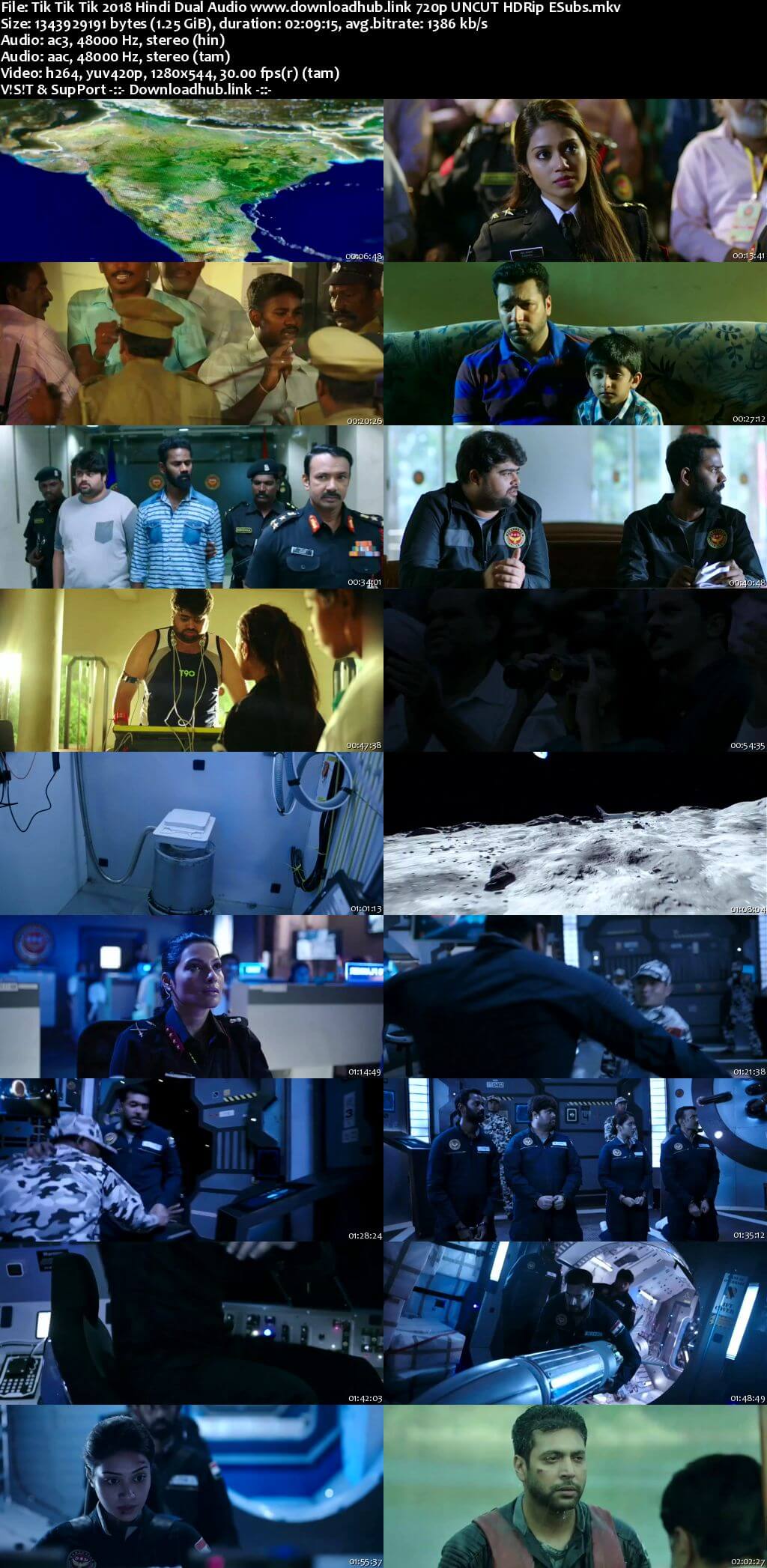 Tik Tik Tik 2018 Hindi Dual Audio 720p UNCUT HDRip ESubs 