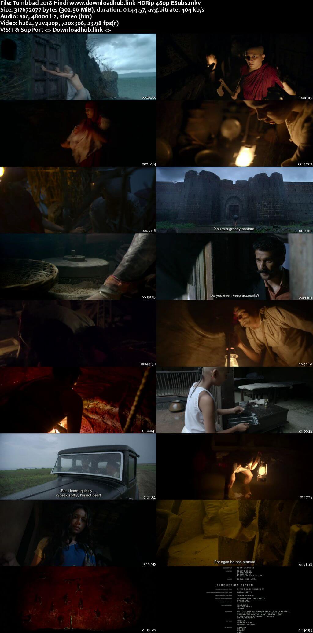 Tumbbad 2018 Hindi 300MB HDRip 480p ESubs Tumbbad 2018 Hindi 300MB HDRip 480p ESubs
