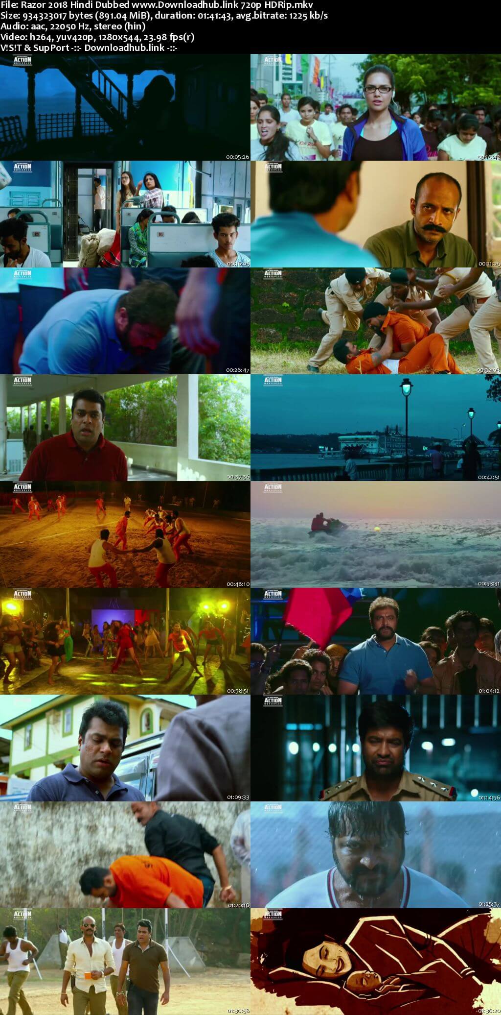 Razor 2018 Hindi Dubbed 720p HDRip x264