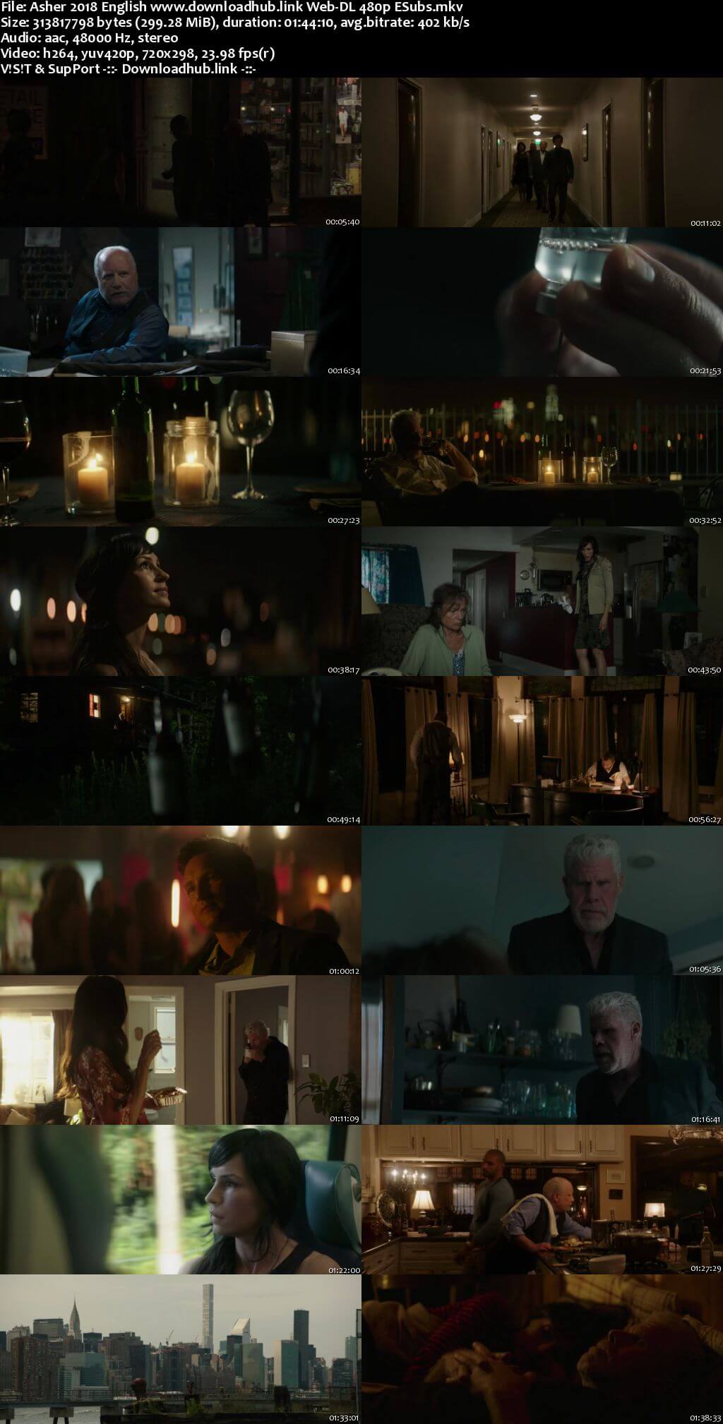 Asher 2018 English 300MB Web-DL 480p ESubs Asher 2018 English 300MB Web-DL 480p ESubs