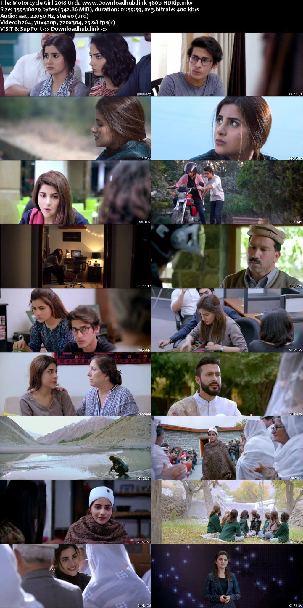 Motorcycle Girl 2018 Urdu 300MB HDRip 480p