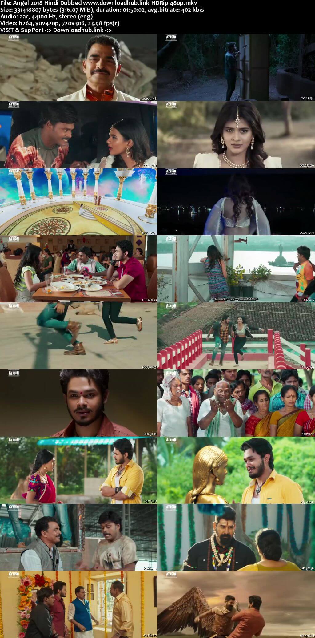Angel 2018 Hindi Dubbed 300MB HDRip 480p