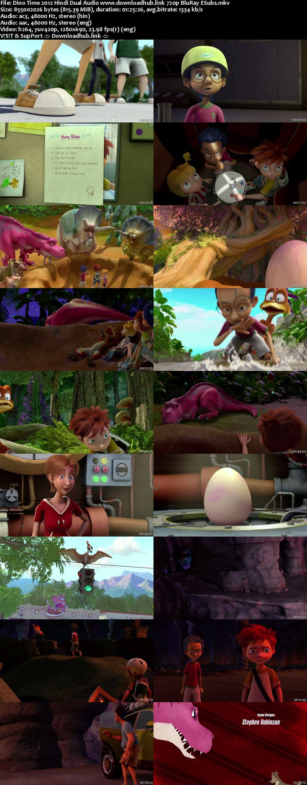 Dino Time 2012 Hindi Dual Audio 720p BluRay ESubs Dino Time 2012 Hindi Dual Audio 720p BluRay ESubs