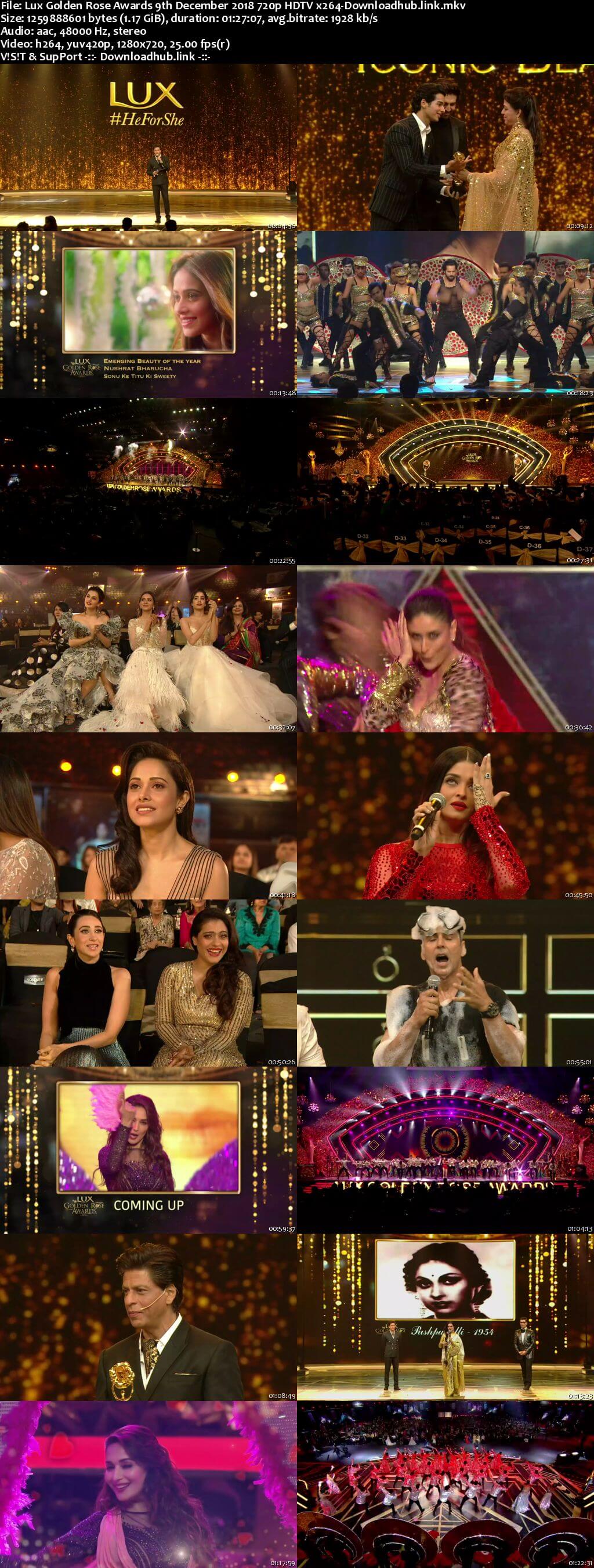 Lux Golden Rose Awards 9th December 2018 720p HDTV x264