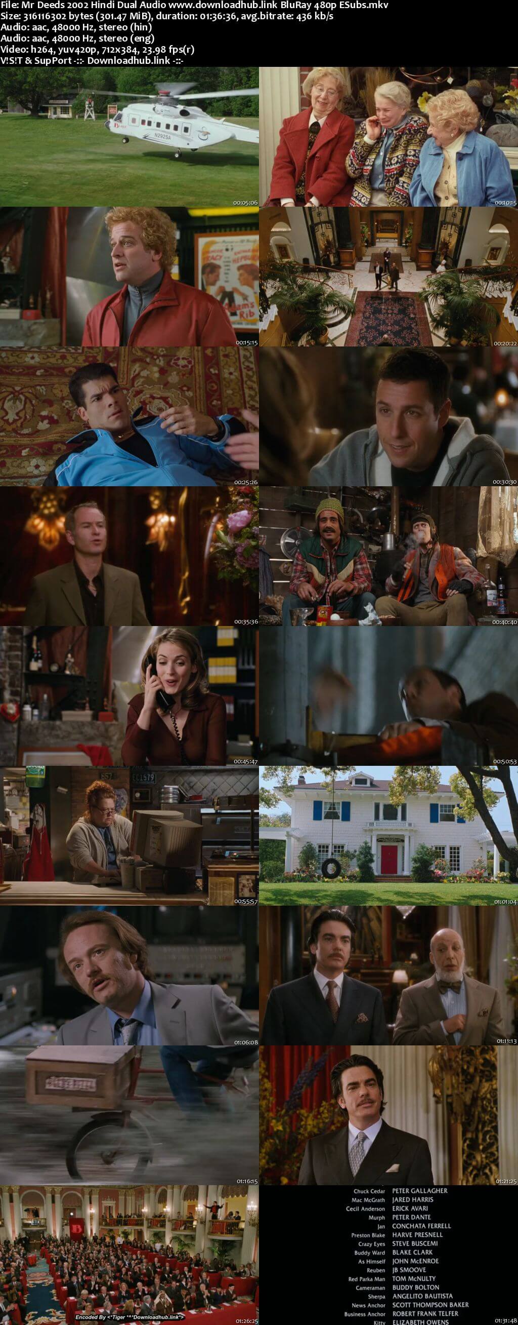 Mr Deeds 2002 Hindi Dual Audio 300MB BluRay 480p ESubs Mr Deeds 2002 Hindi Dual Audio 300MB BluRay 480p ESubs