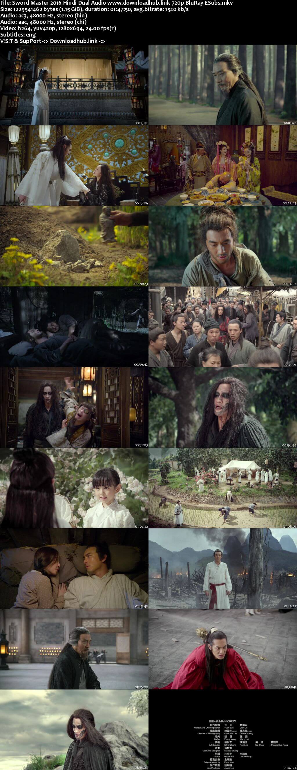 Sword Master 2016 Hindi Dual Audio 720p BluRay ESubs