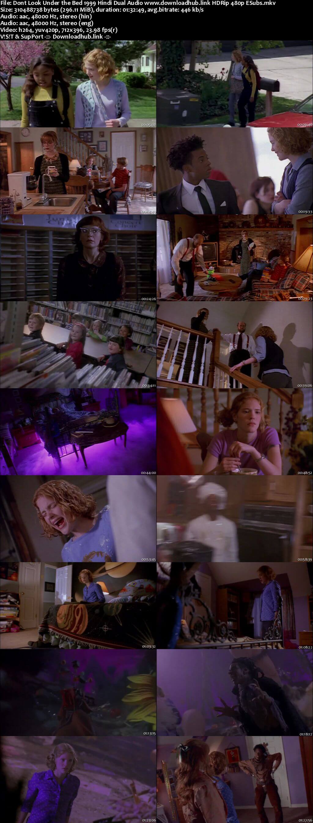 Dont Look Under the Bed 1999 Hindi Dual Audio 300MB HDRip 480p ESubs Dont Look Under the Bed 1999 Hindi Dual Audio 300MB HDRip 480p ESubs