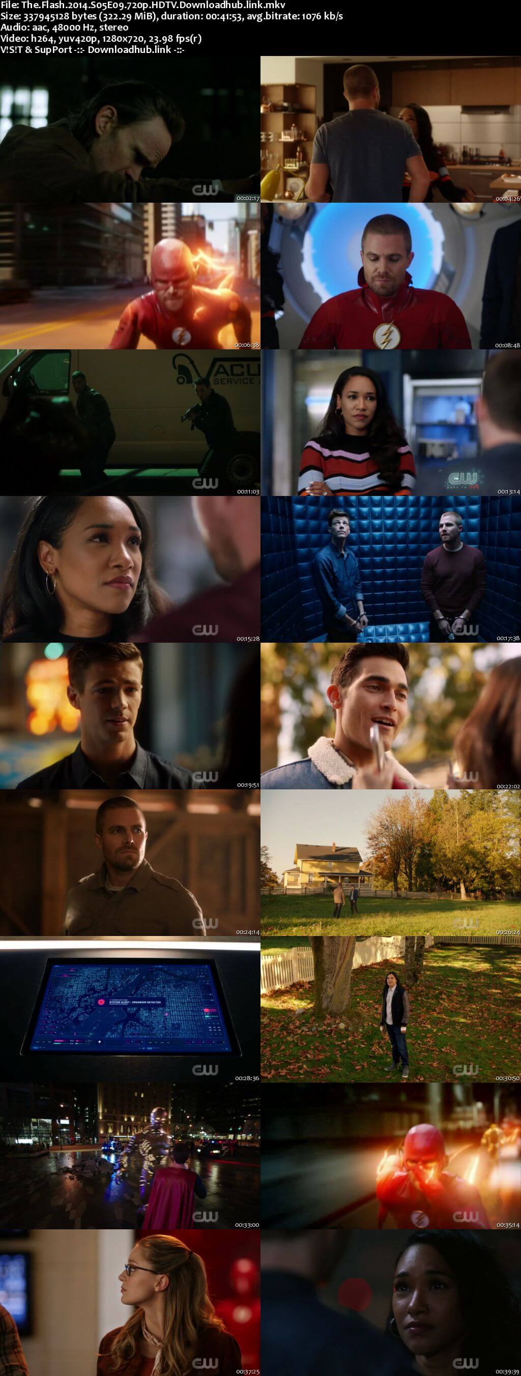 The Flash S05E09 300MB HDTV 720p x264