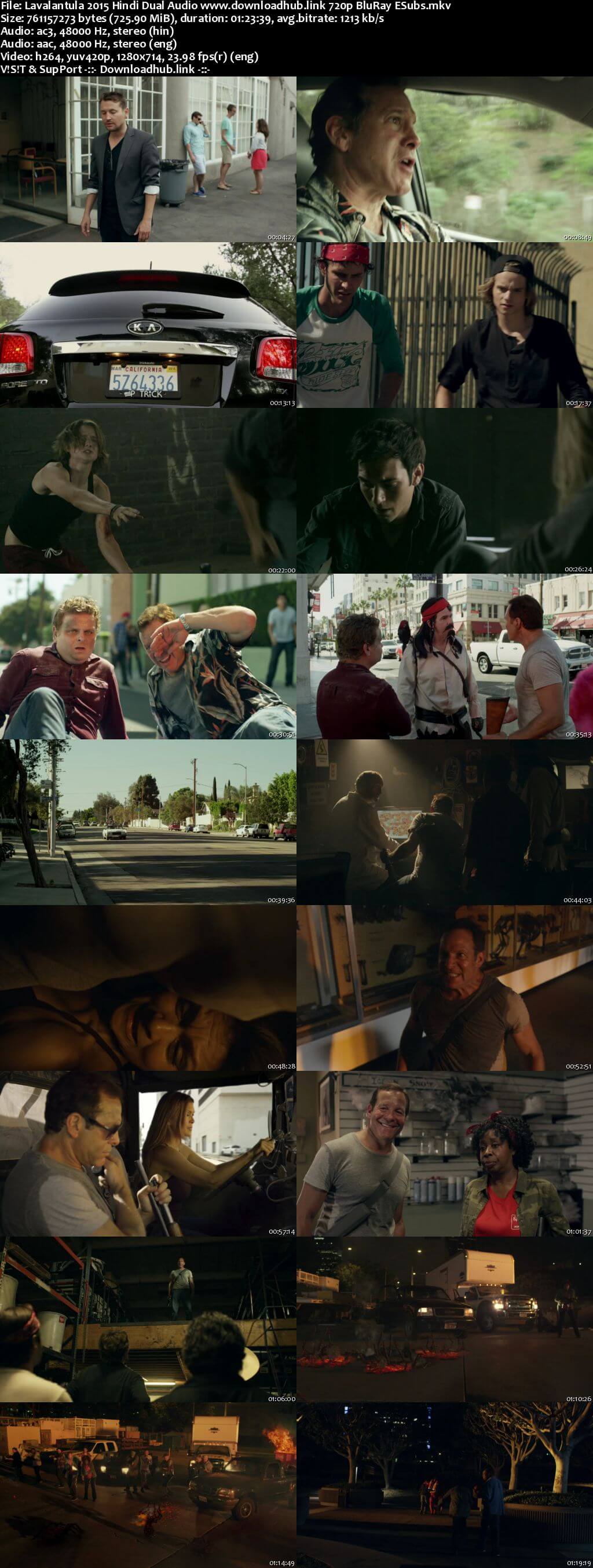 Lavalantula 2015 Hindi Dual Audio 720p BluRay ESubs