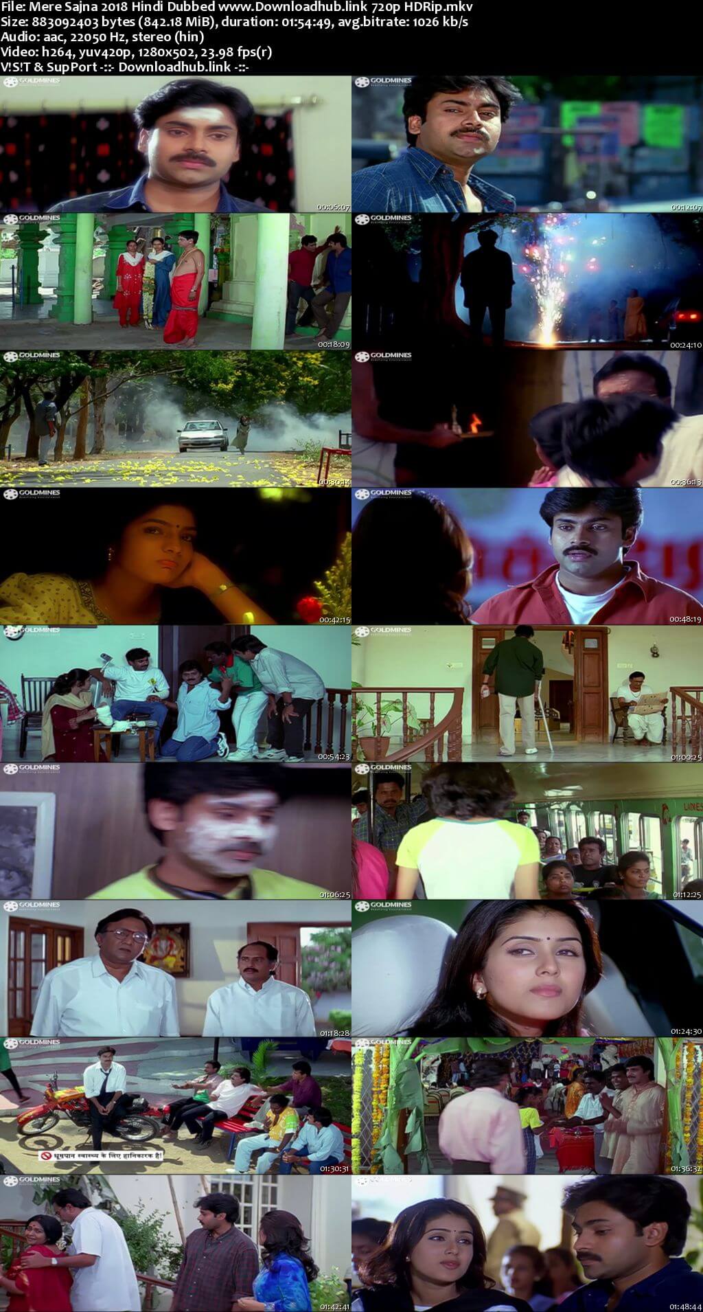 Mere Sajna 2018 Hindi Dubbed 720p HDRip x264