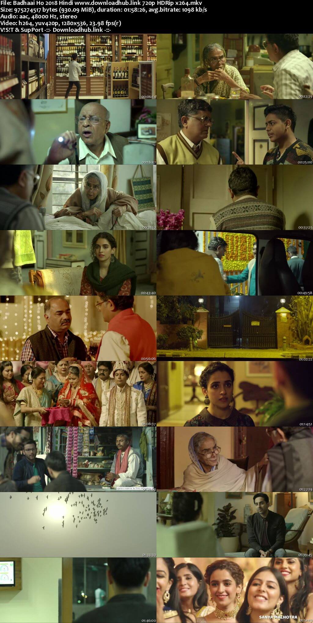 Badhaai Ho 2018 Hindi 720p HDRip x264