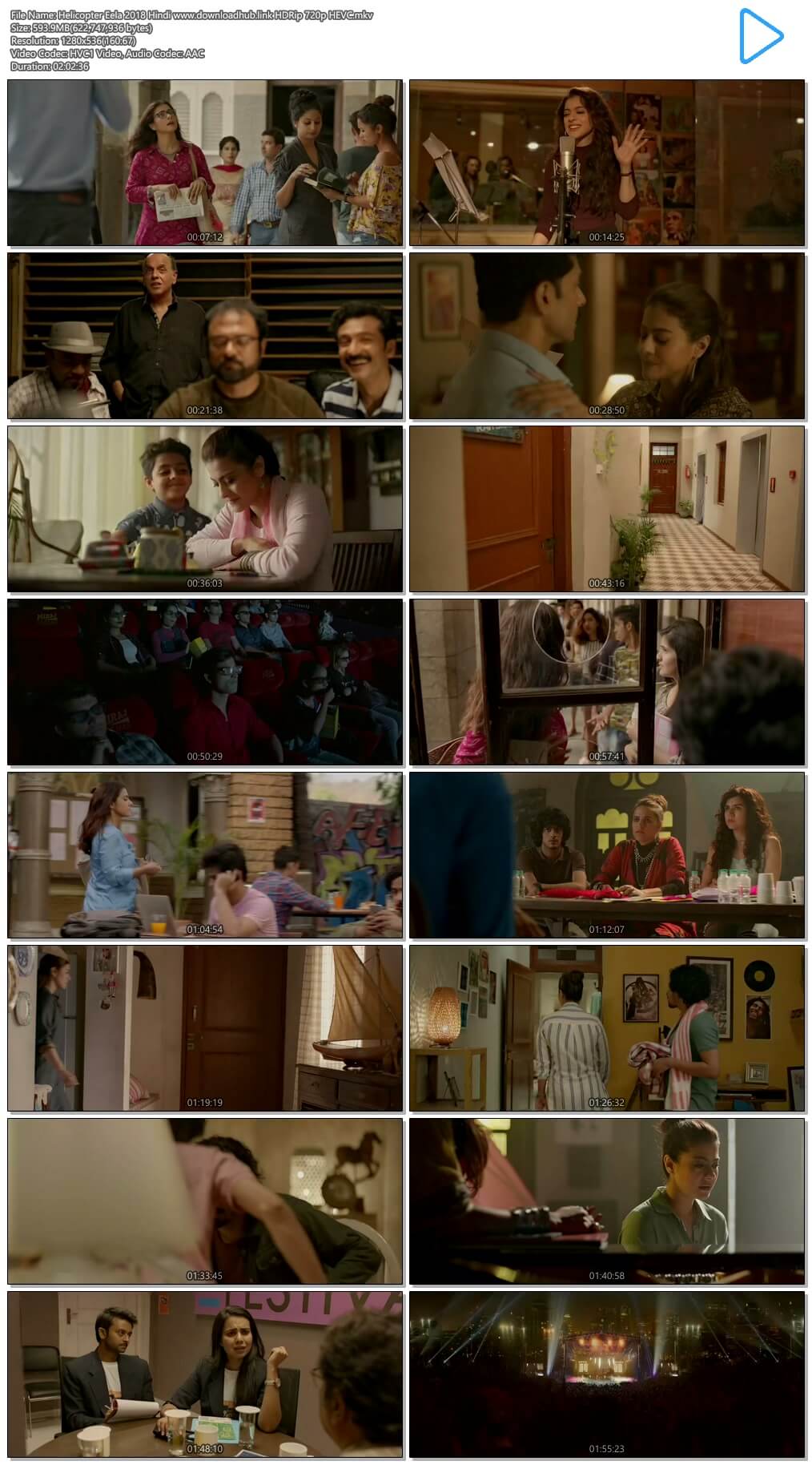 Helicopter Eela 2018 Hindi 600MB HDRip 720p HEVC