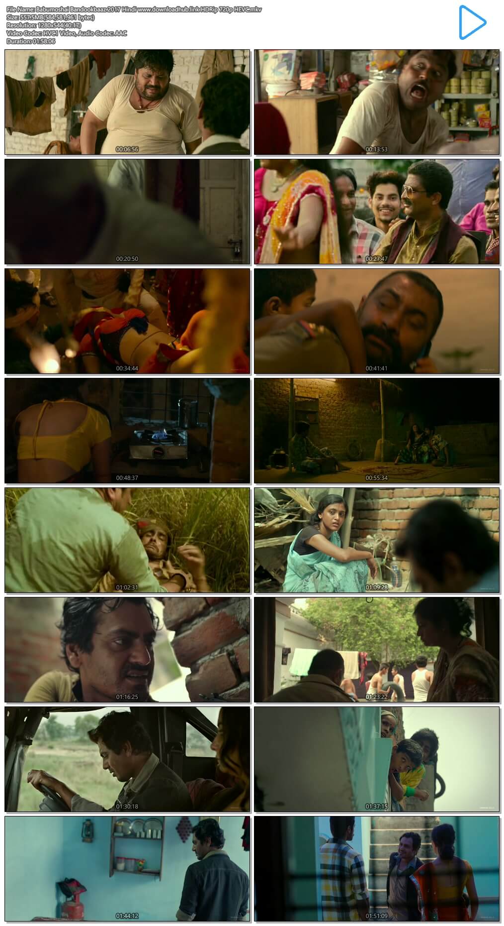 Babumoshai Bandookbaaz 2017 Hindi 550MB HDRip 720p HEVC