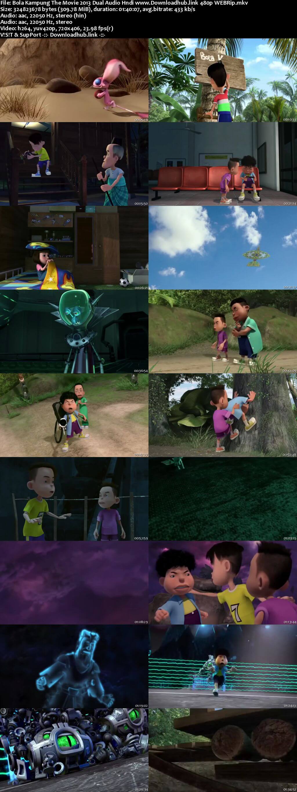 Bola Kampung The Movie 2013 Hindi Dual Audio 300MB WEBRip 480p