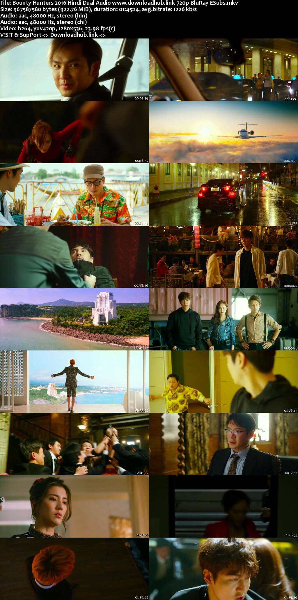 Bounty Hunters 2016 Hindi Dual Audio 720p BluRay ESubs