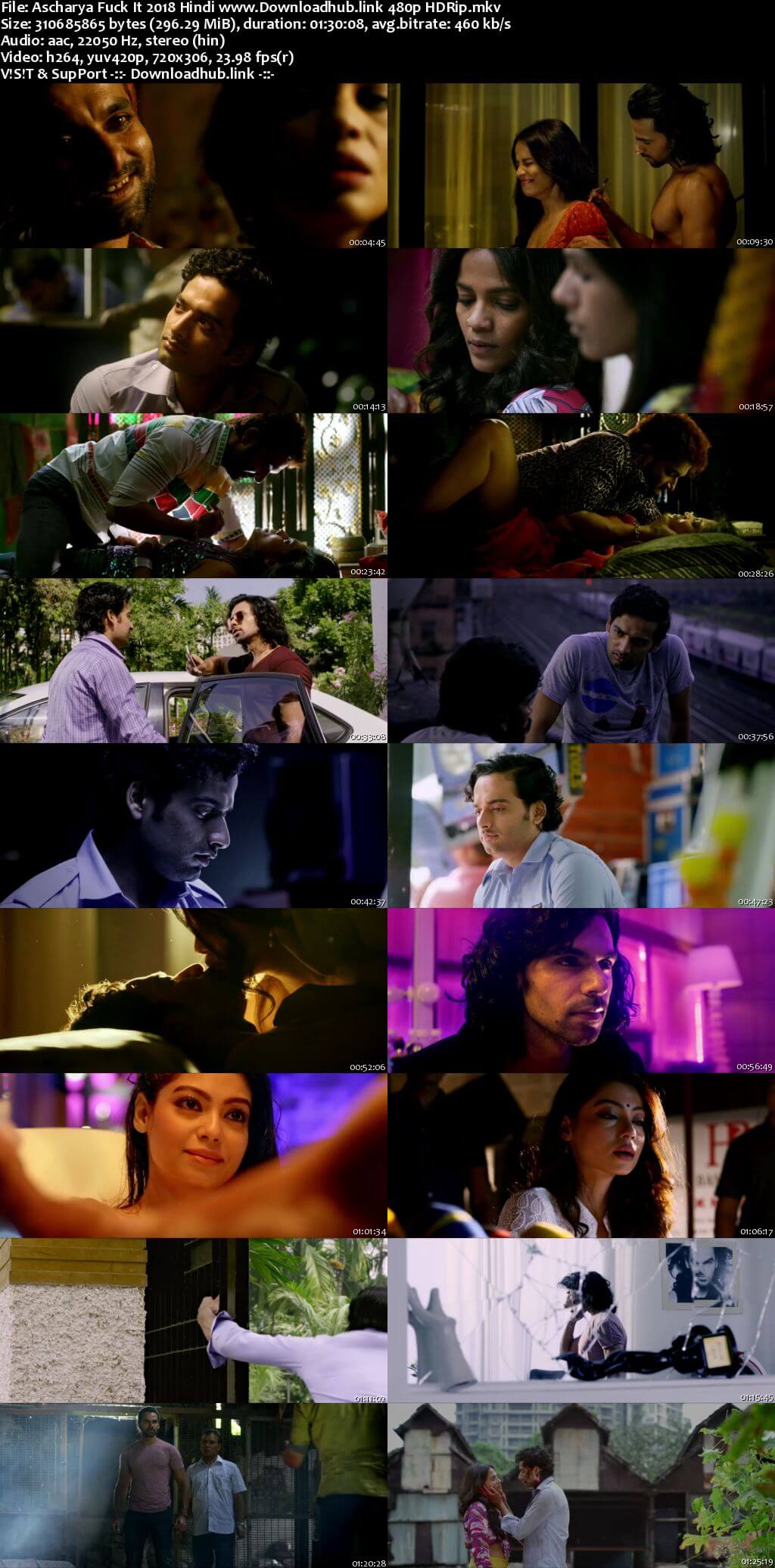 Ascharya Fuck It 2018 Hindi 300MB HDRip 480p