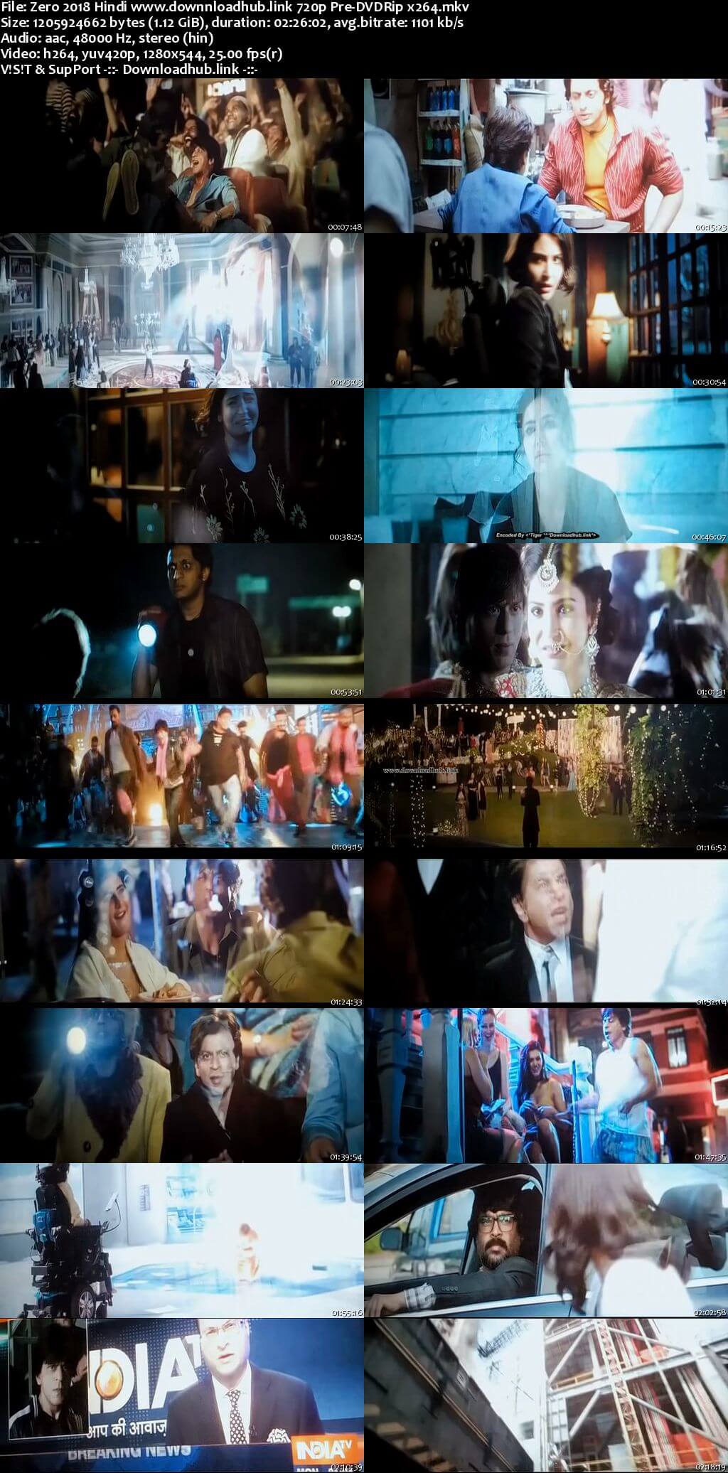 Zero 2018 Hindi 720p Pre-DVDRip x264