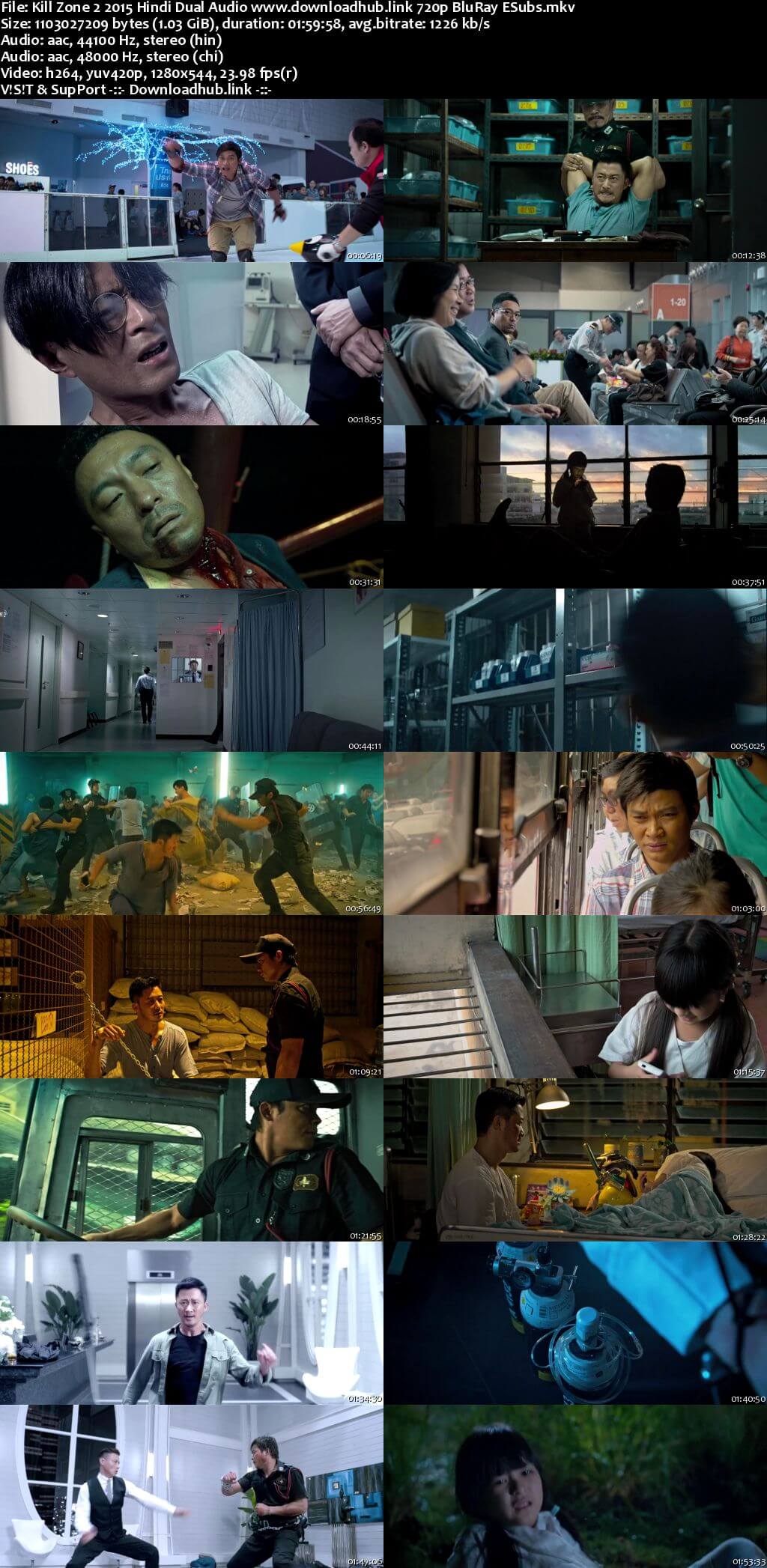 Kill Zone 2 2015 Hindi Dual Audio 720p BluRay ESubs