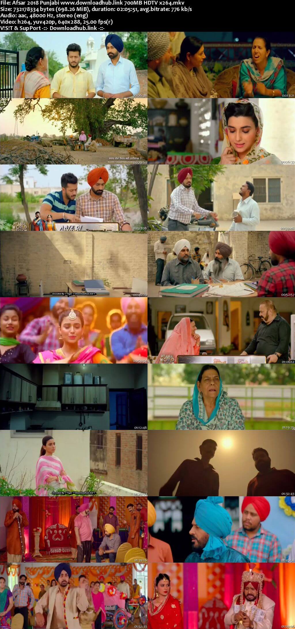 Afsar 2018 Punjabi 700MB HDTV x264