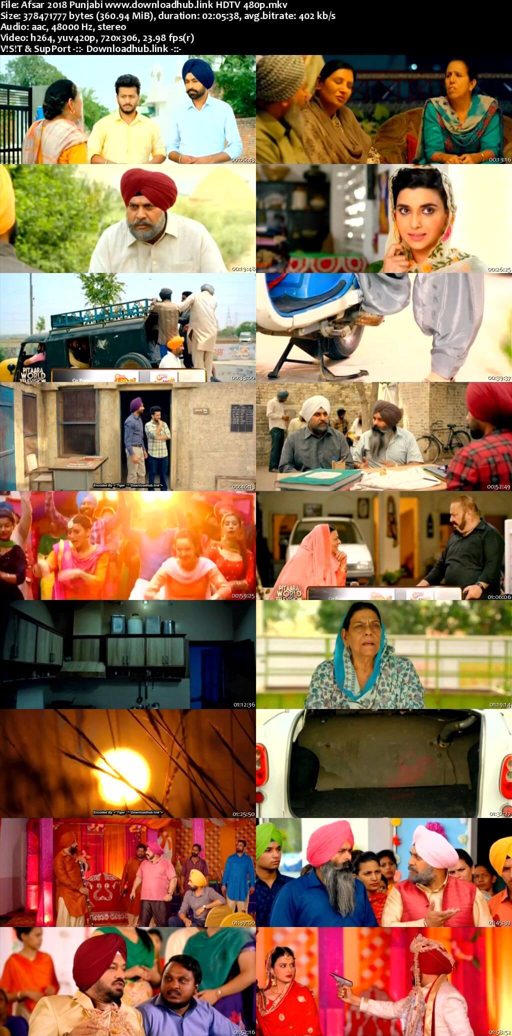 Afsar 2018 Punjabi 350MB HDTV 480p