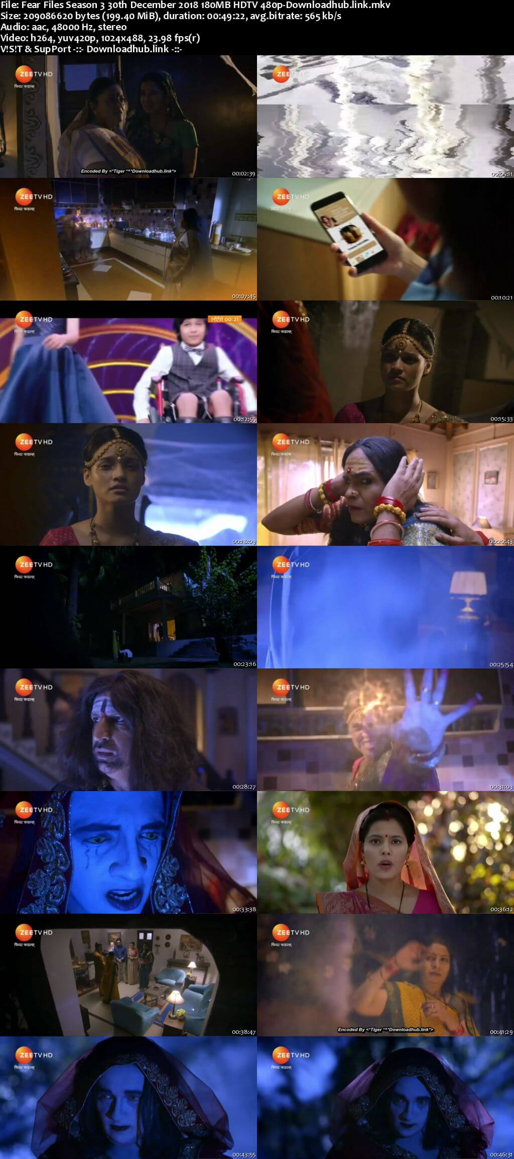 Fear Files Season 3 30th December 2018 180MB HDTV 480p 
