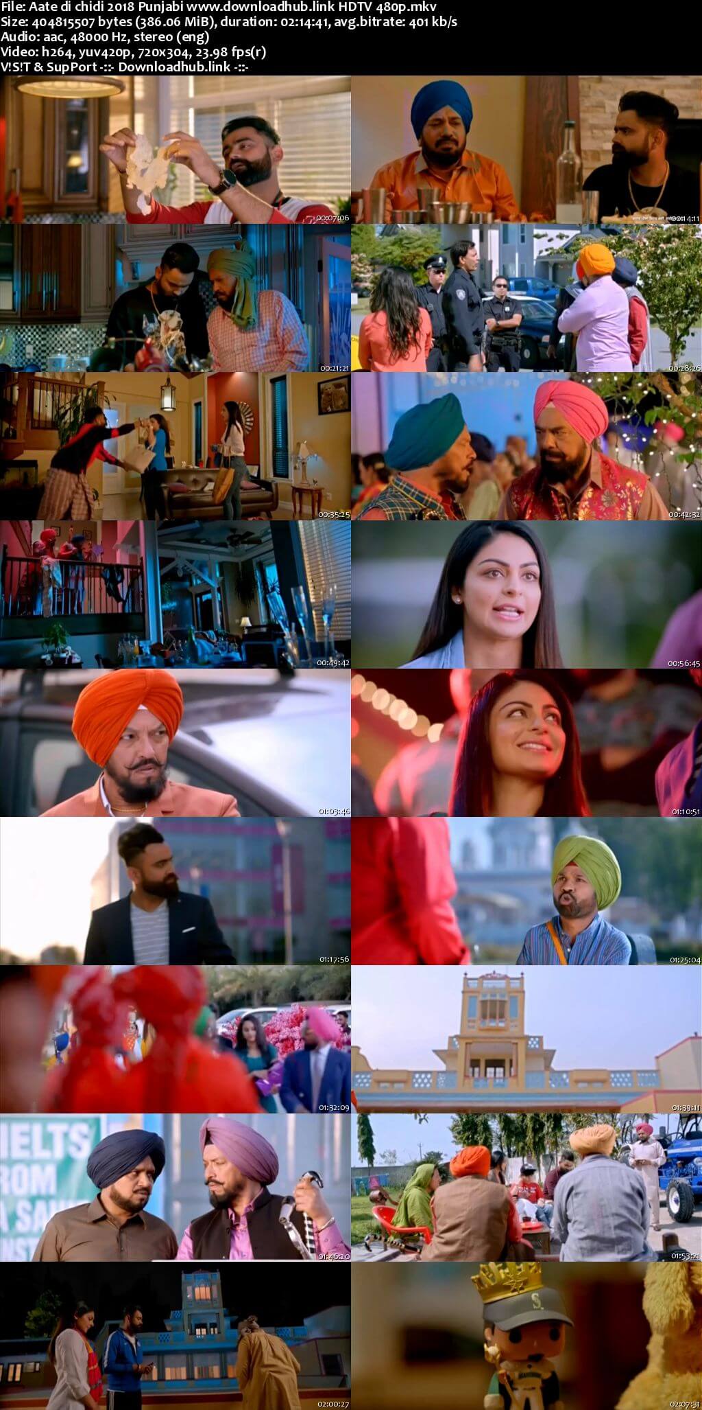 Aate di chidi 2018 Punjabi 350MB HDTV 480p Aate di chidi 2018 Punjabi 350MB HDTV 480p