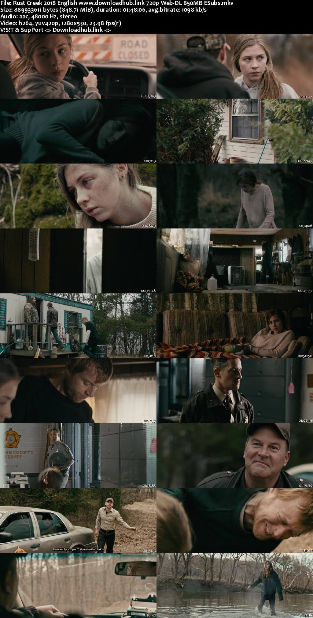 Rust Creek 2018 English 720p Web-DL 850MB ESubs