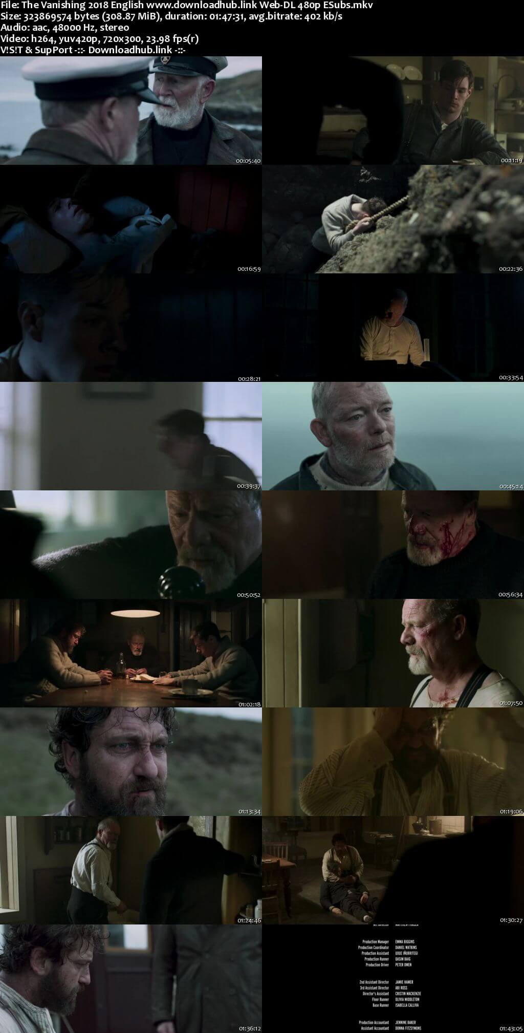 The Vanishing 2018 English 300MB Web-DL 480p ESubs