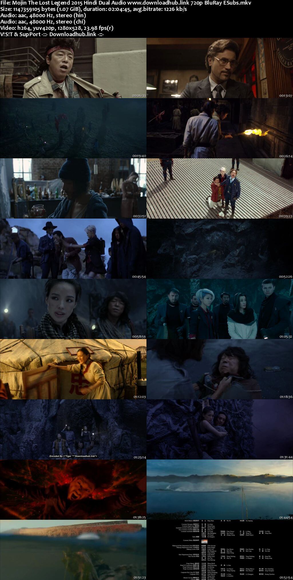 Mojin The Lost Legend 2015 Hindi Dual Audio 720p BluRay ESubs