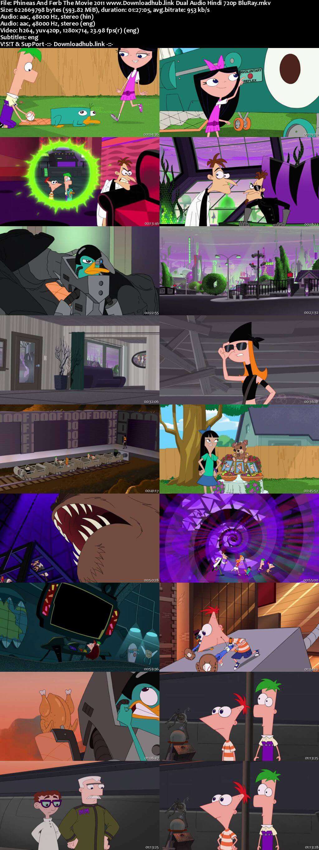 Phineas and Ferb the Movie 2011 Hindi Dual Audio 720p BluRay ESubs Phineas and Ferb the Movie 2011 Hindi Dual Audio 720p BluRay ESubs