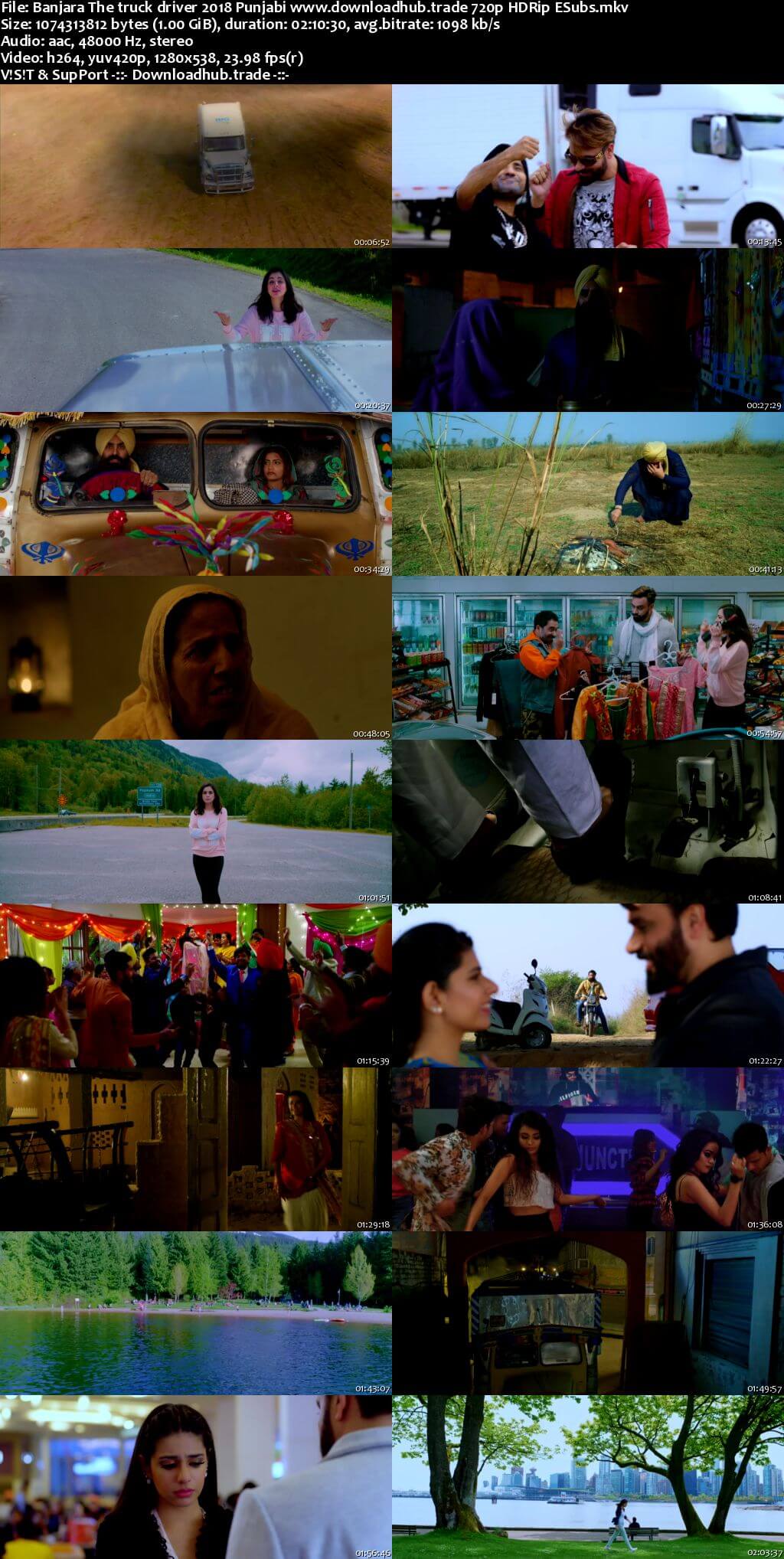 Banjara The truck driver 2018 Punjabi 720p HDRip ESubs