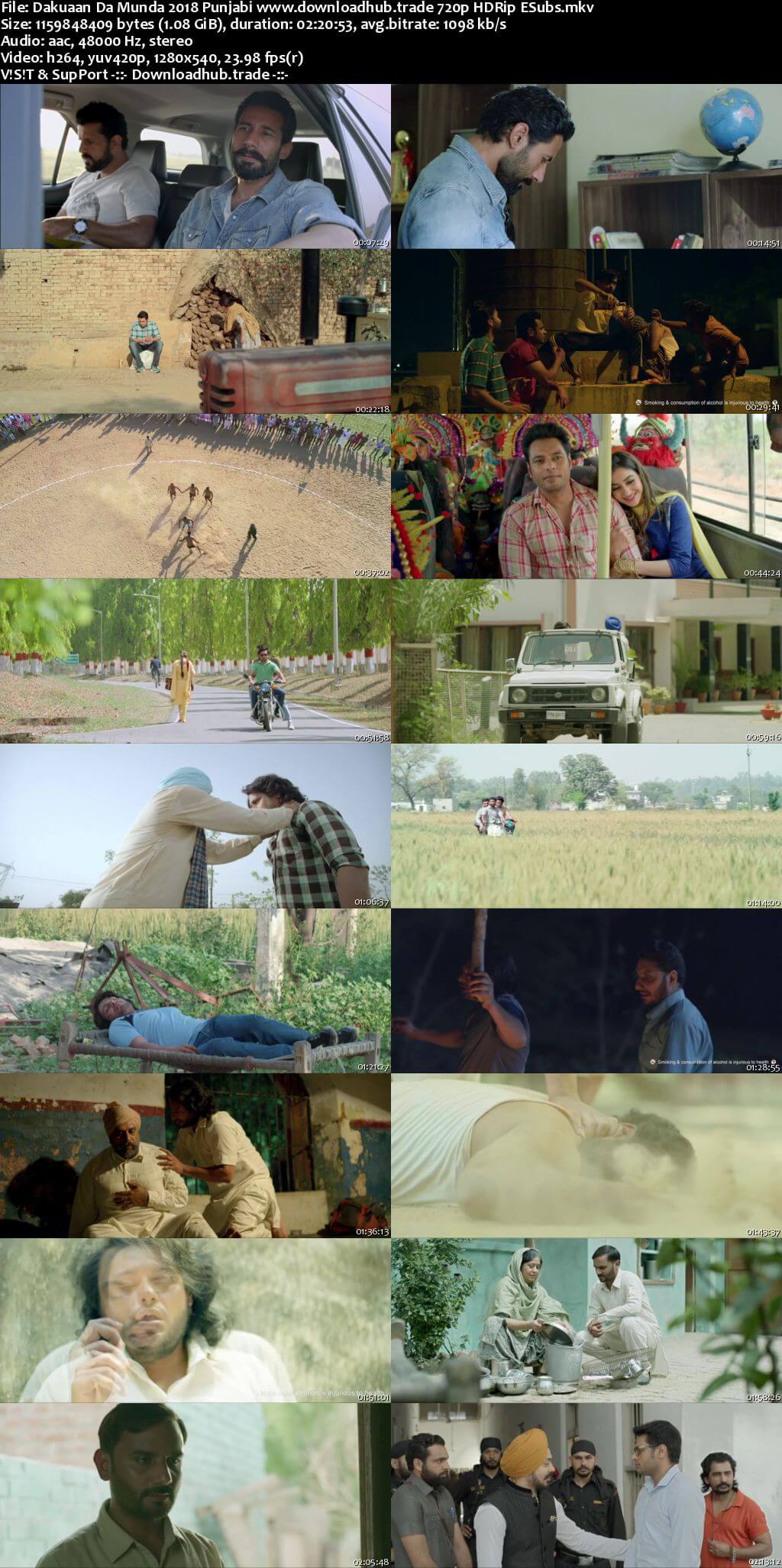 Dakuaan Da Munda 2018 Punjabi 720p HDRip ESubs