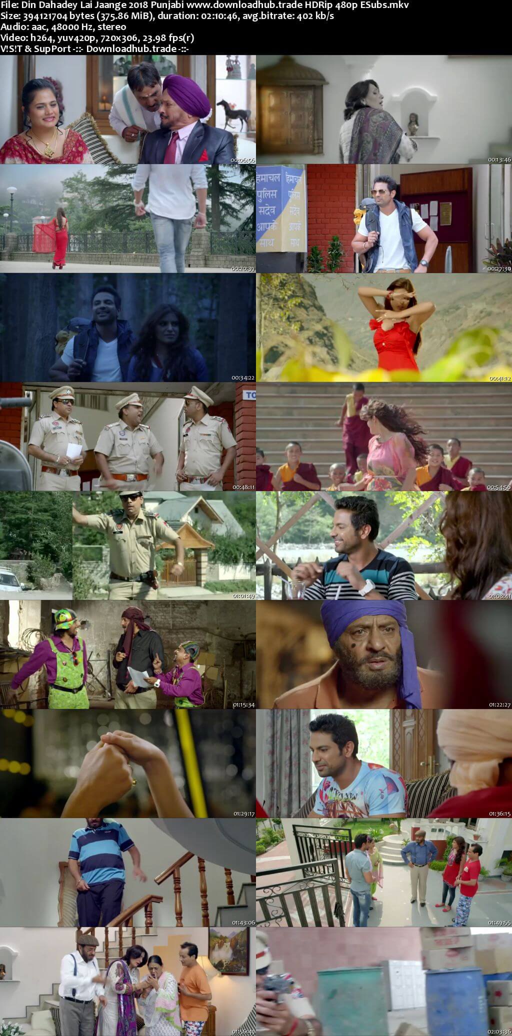 Din Dahadey Lai Jaange 2018 Punjabi 350MB HDRip 480p ESubs Din Dahadey Lai Jaange 2018 Punjabi 350MB HDRip 480p ESubs