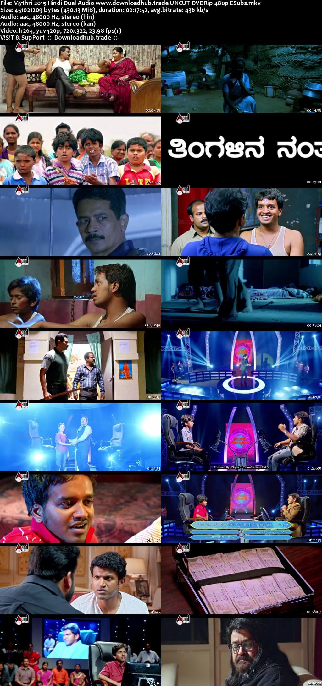 Mythri 2015 Hindi Dual Audio 400MB UNCUT DVDRip 480p ESubs Mythri 2015 Hindi Dual Audio 400MB UNCUT DVDRip 480p ESubs