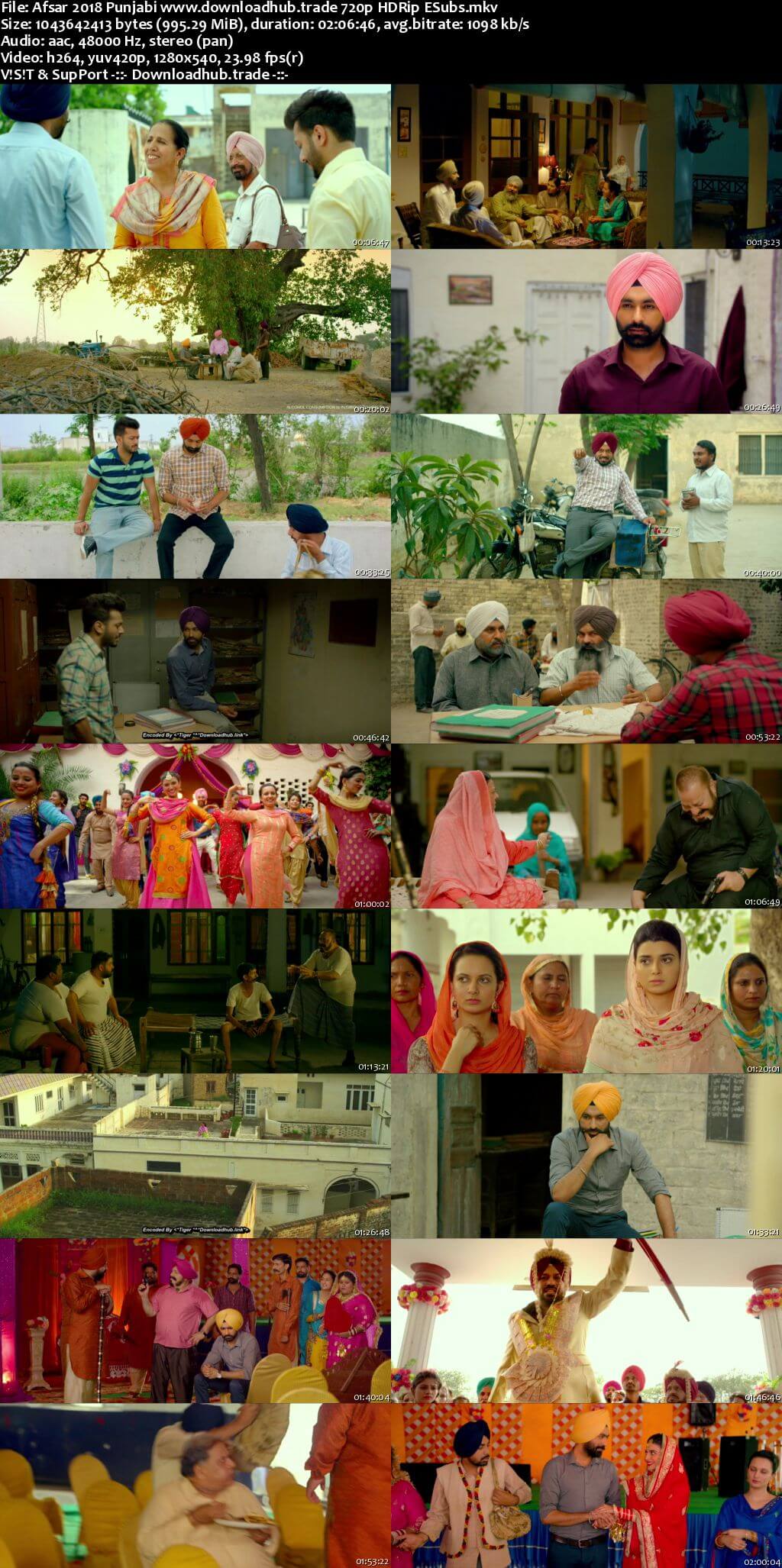Afsar 2018 Punjabi 720p HDRip ESubs