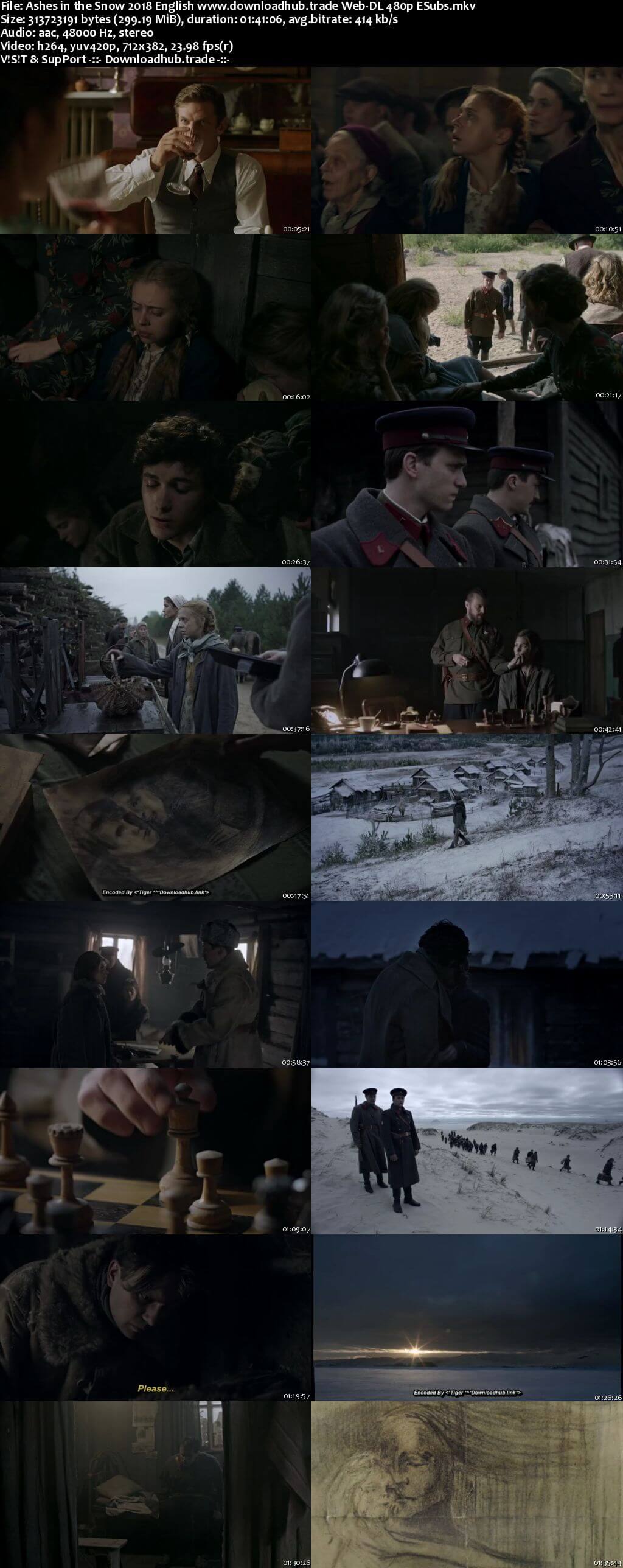 Ashes in the Snow 2018 English 300MB Web-DL 480p ESubs Ashes in the Snow 2018 English 300MB Web-DL 480p ESubs