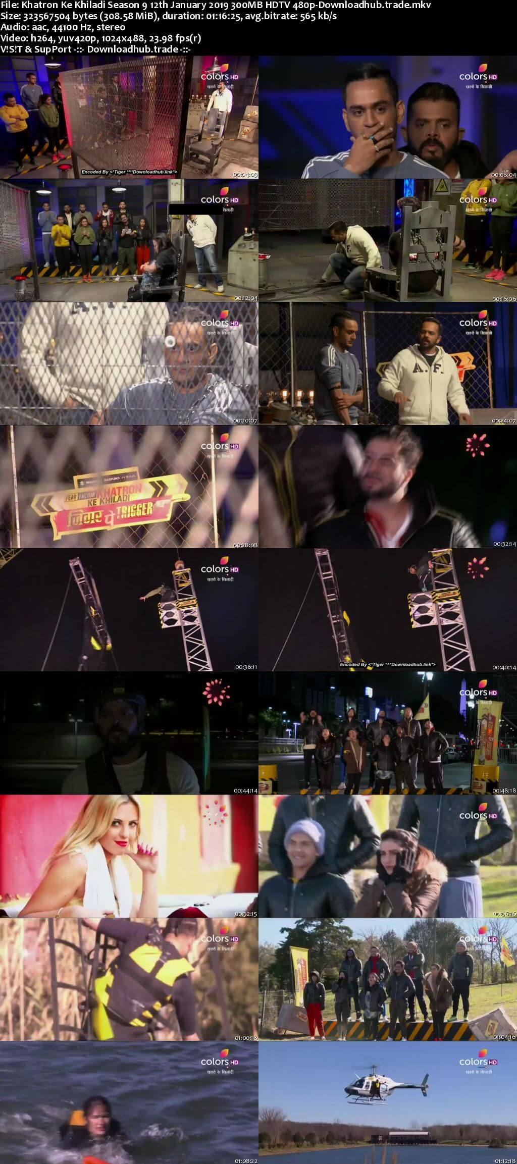 Khatron Ke Khiladi Season 9 12 January 2019 Episode 03 HDTV 480p